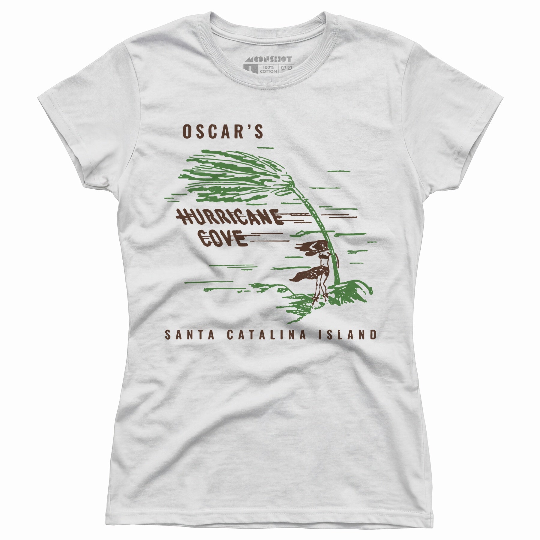 Oscar's Hurricane Cove - Catalina Island, CA - Vintage Tiki Bar - Women's T-Shirt