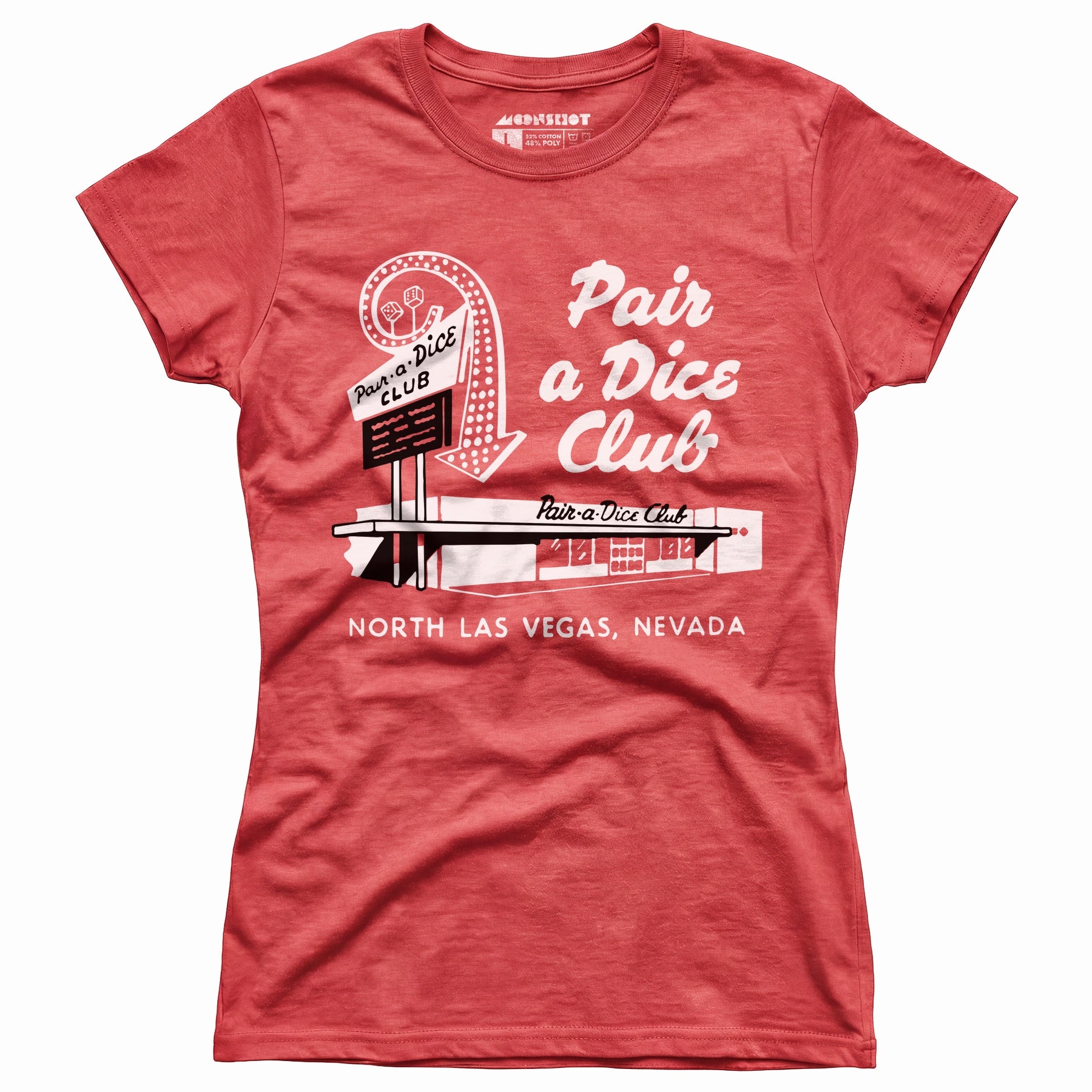 Pair a Dice Club - Vintage Las Vegas - Women's T-Shirt