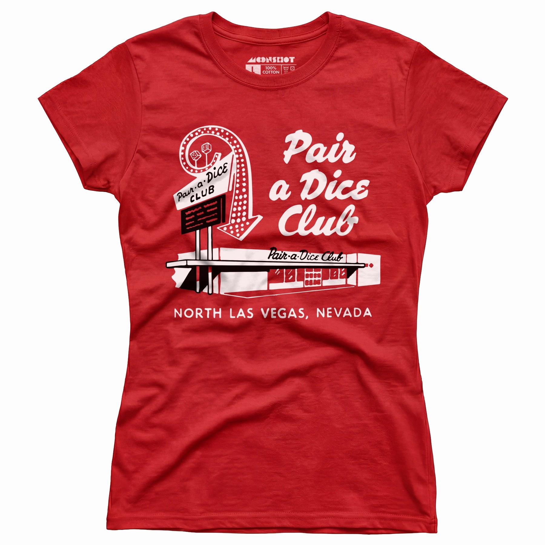 Pair a Dice Club - Vintage Las Vegas - Women's T-Shirt