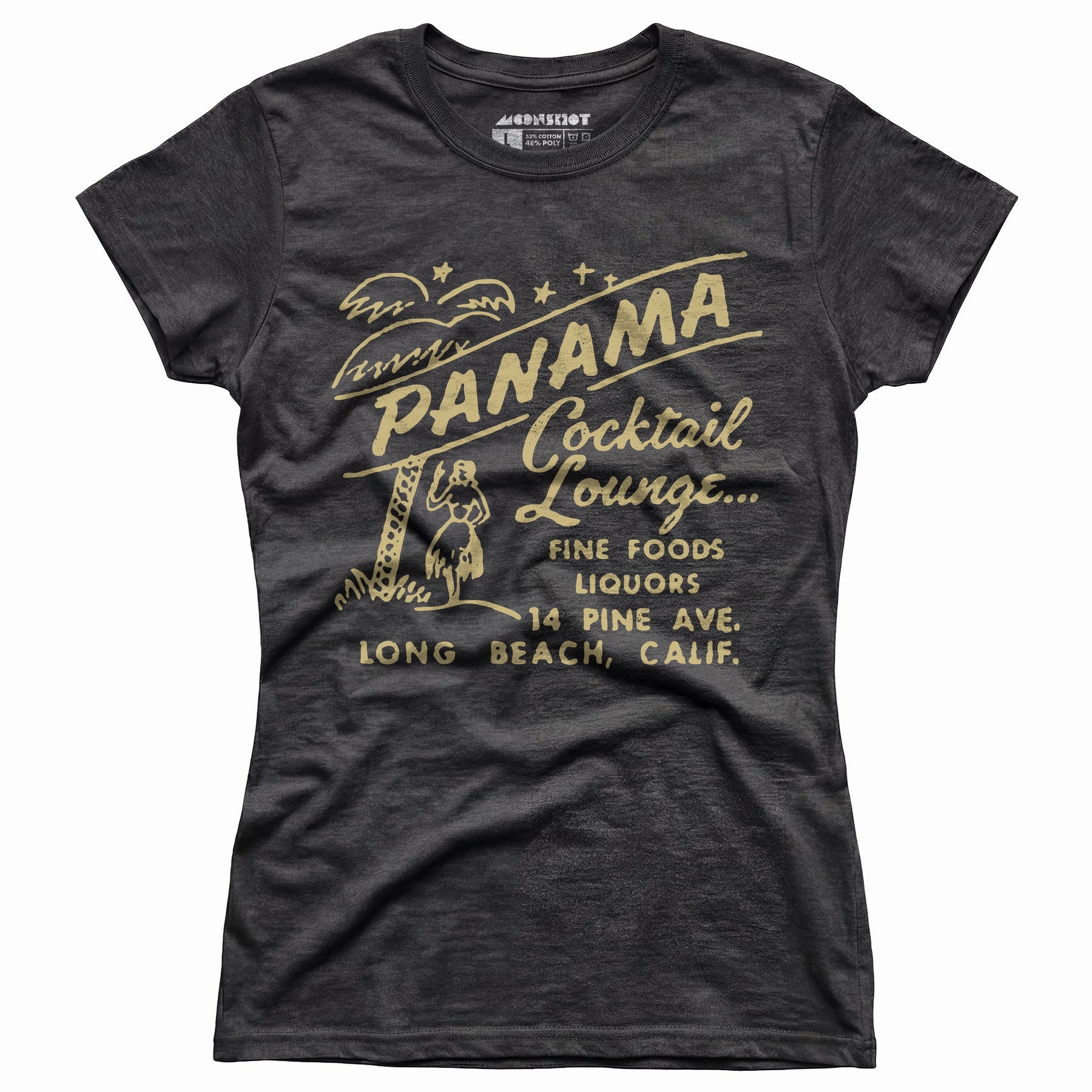 Panama Cocktail Lounge - Long Beach, CA - Vintage Tiki Bar - Women's T-Shirt