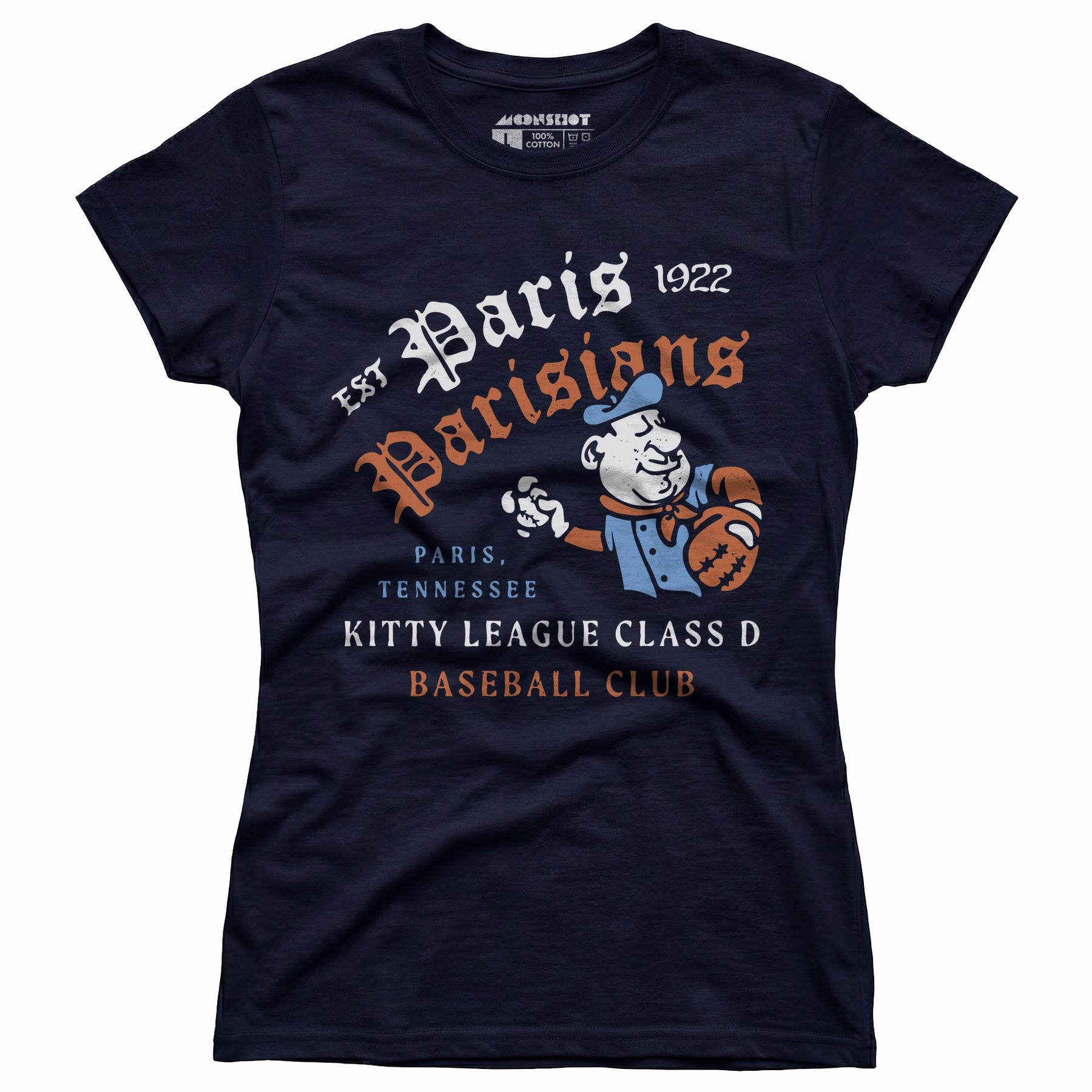 Paris Parisians - Tennessee - Vintage Defunct Baseball Teams - Women's T-Shirt