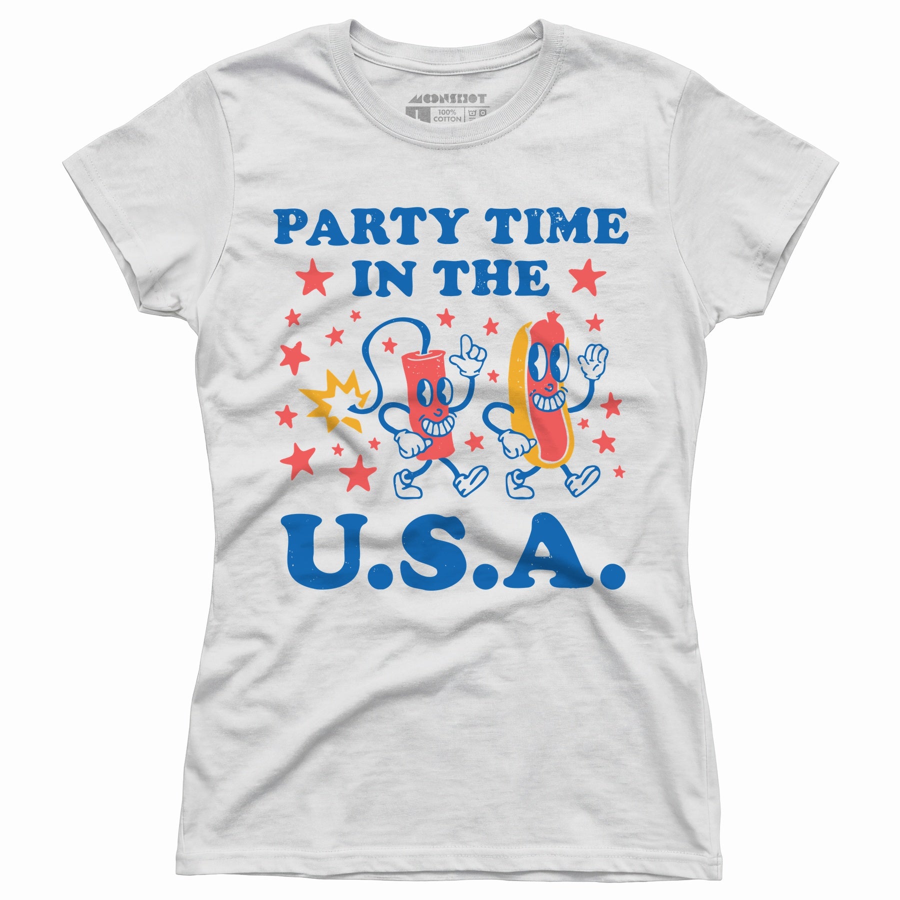 Party Time in The U.S.A. - Women's T-Shirt