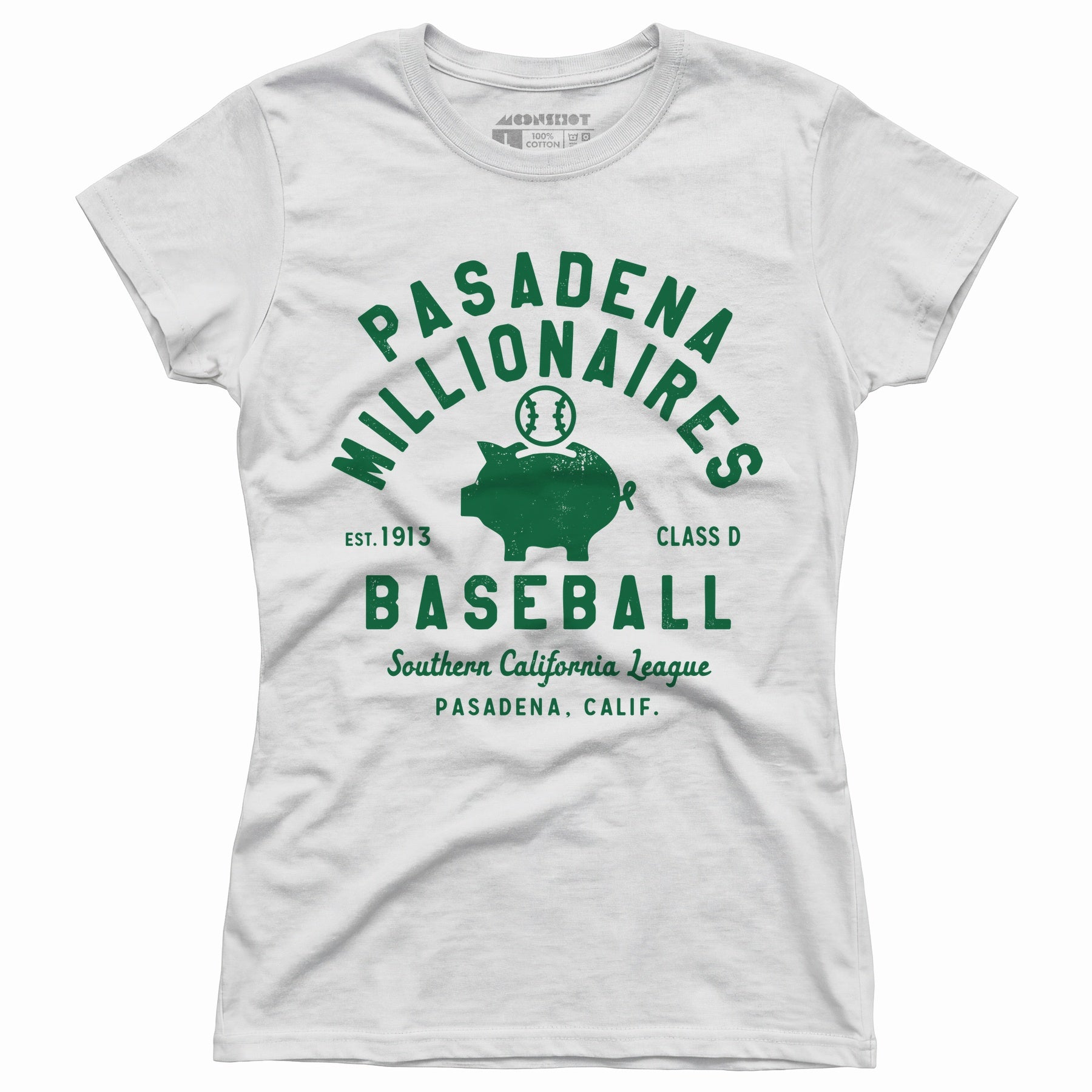 Pasadena Millionaires - California - Vintage Defunct Baseball Teams - Women's T-Shirt