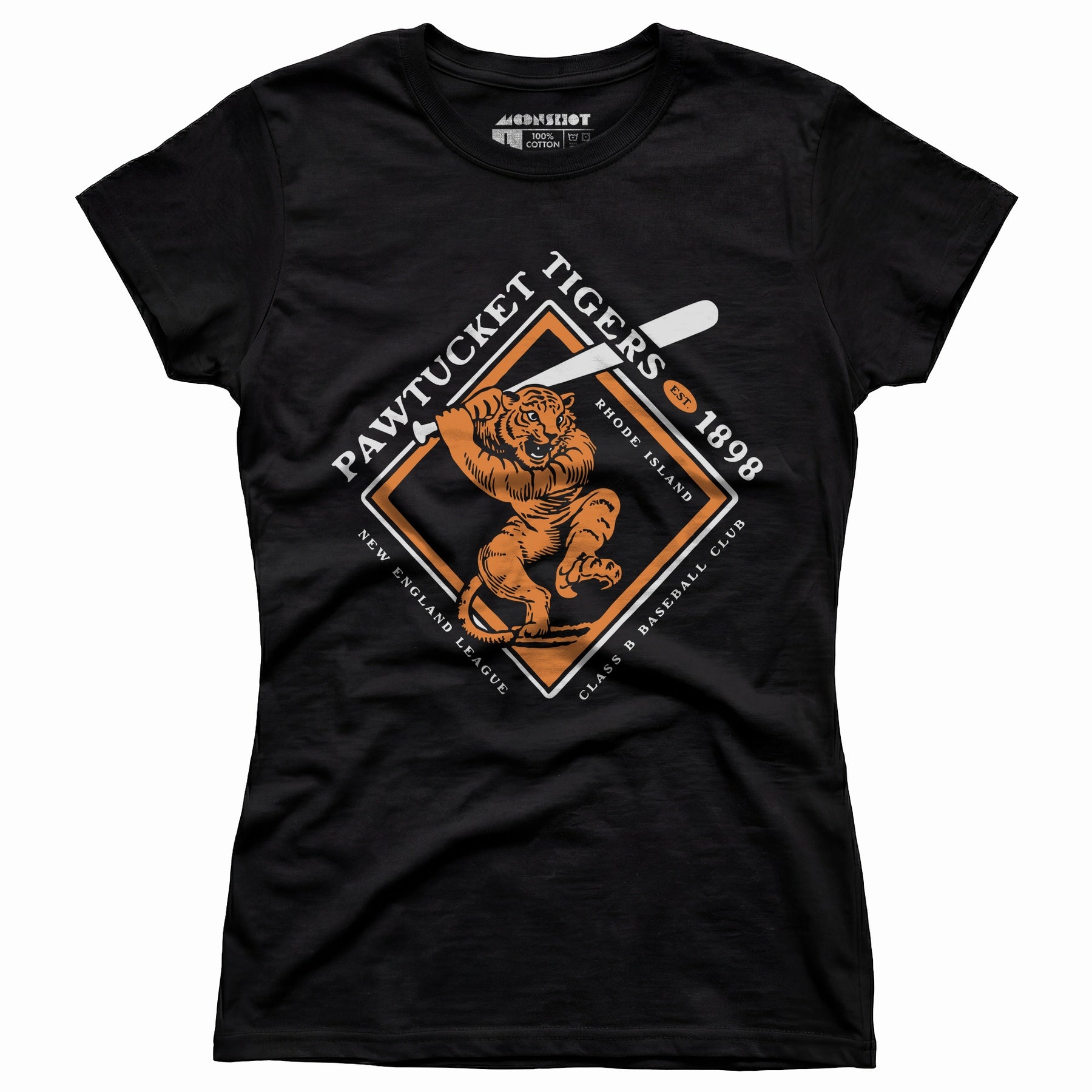 Pawtucket Tigers - Rhode Island - Vintage Defunct Baseball Teams - Women's T-Shirt