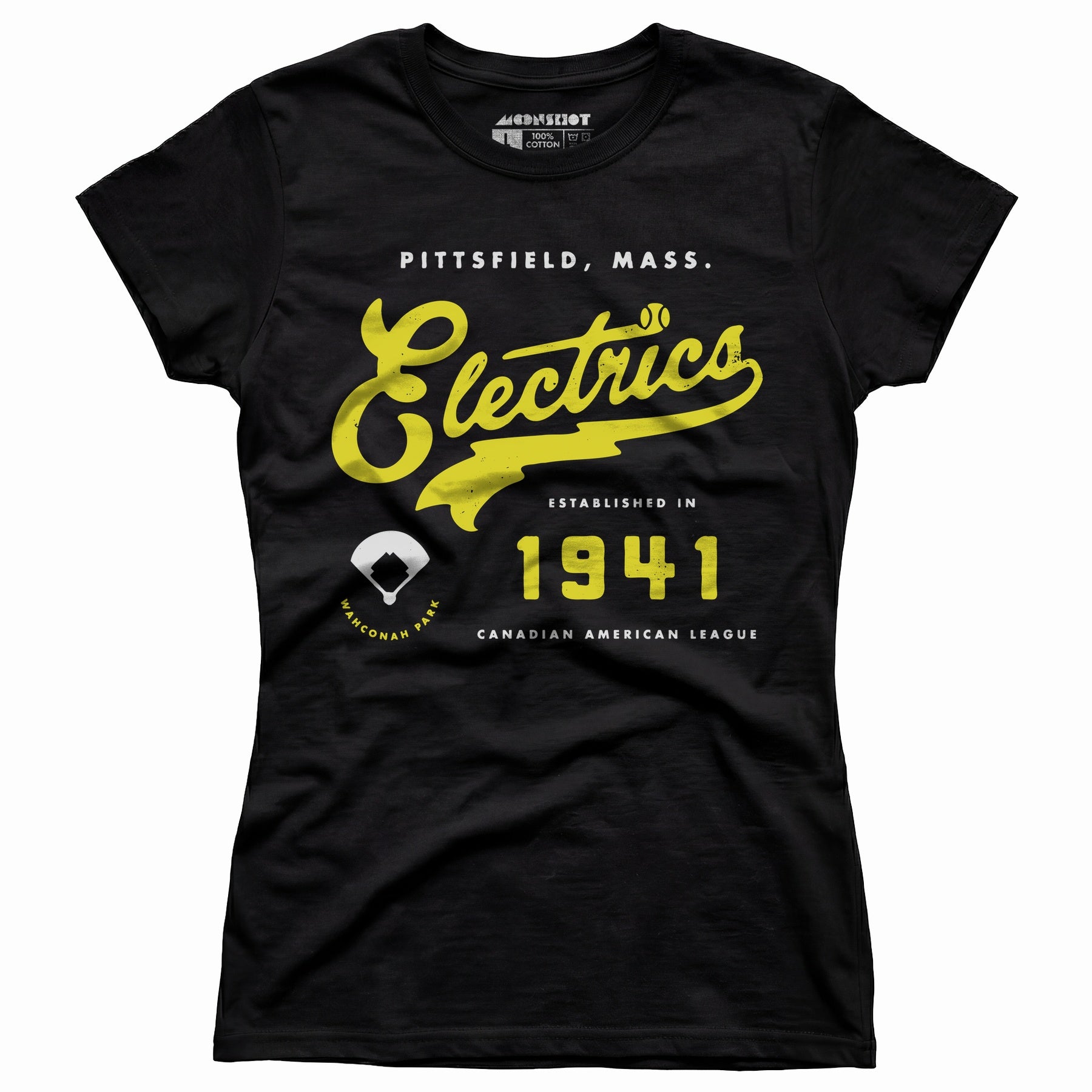 Pittsfield Electrics - Massachusetts - Vintage Defunct Baseball Teams - Women's T-Shirt