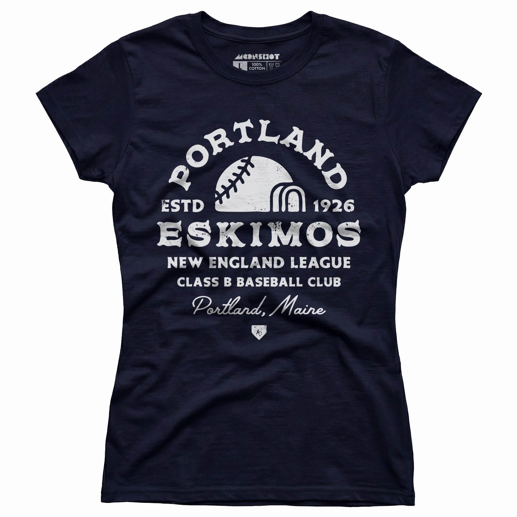 Portland Eskimos - Maine - Vintage Defunct Baseball Teams - Women's T-Shirt
