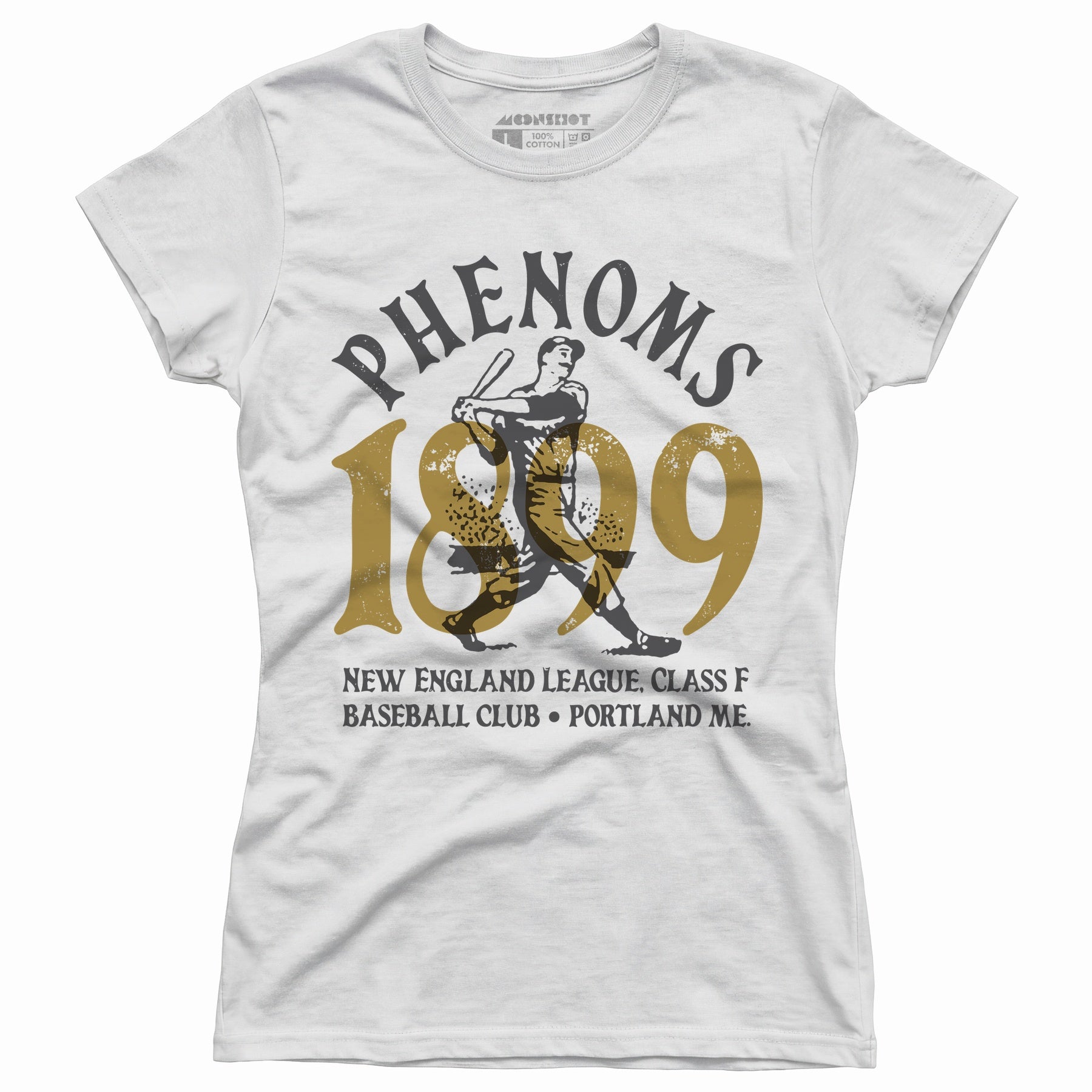 Portland Phenoms - Maine - Vintage Defunct Baseball Teams - Women's T-Shirt