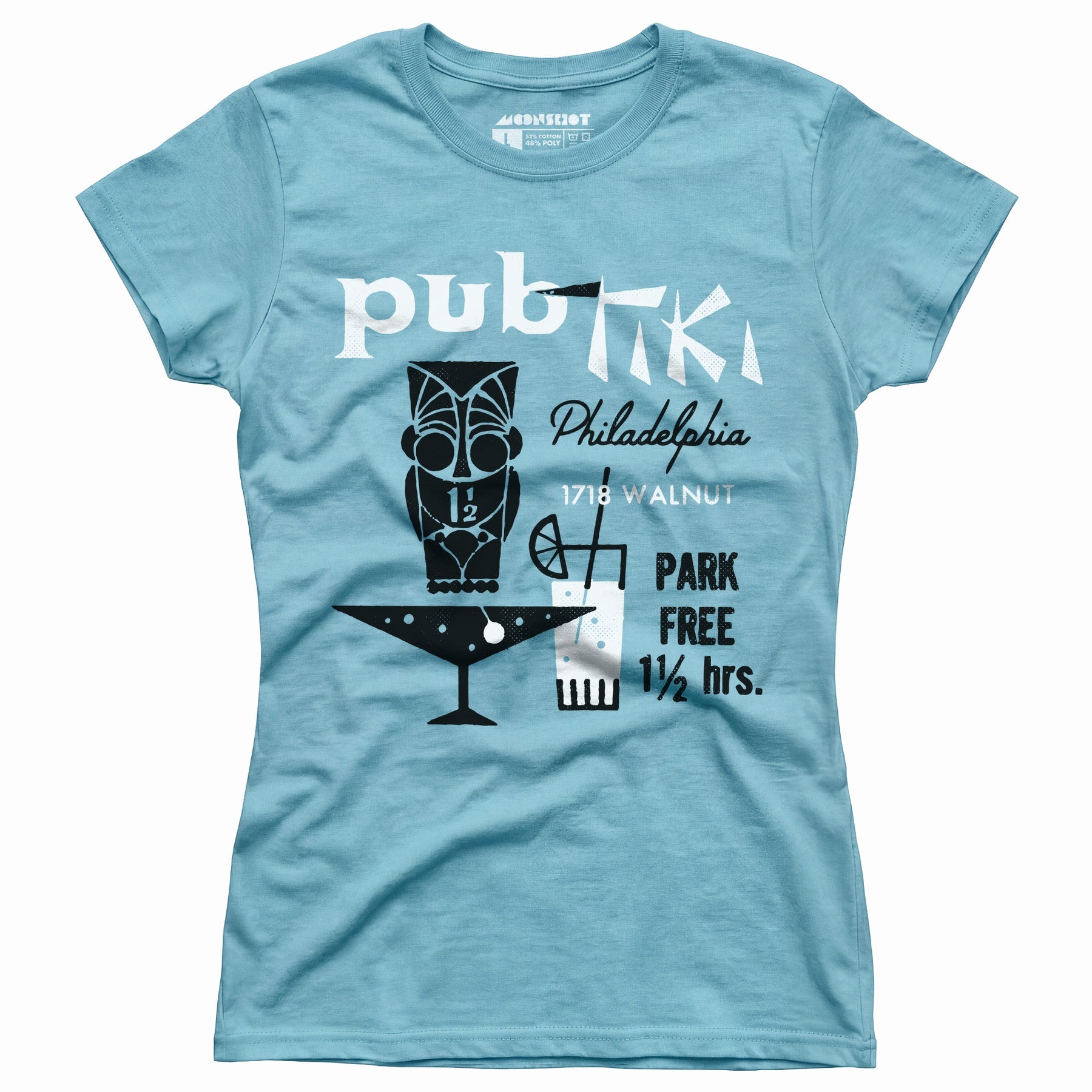Pub Tiki - Philadelphia, PA - Vintage Tiki Bar - Women's T-Shirt