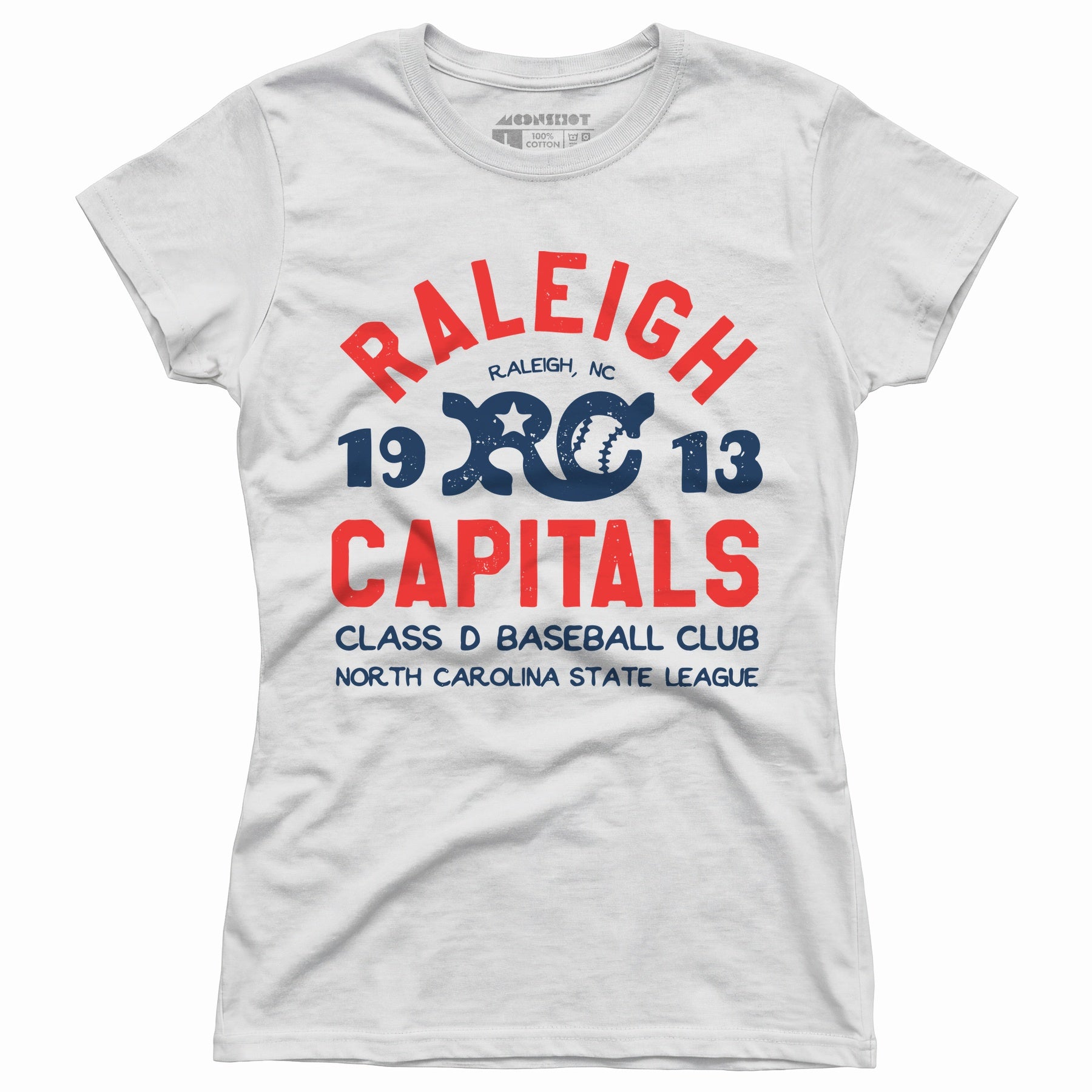 Raleigh Capitals - North Carolina - Vintage Defunct Baseball Teams - Women's T-Shirt