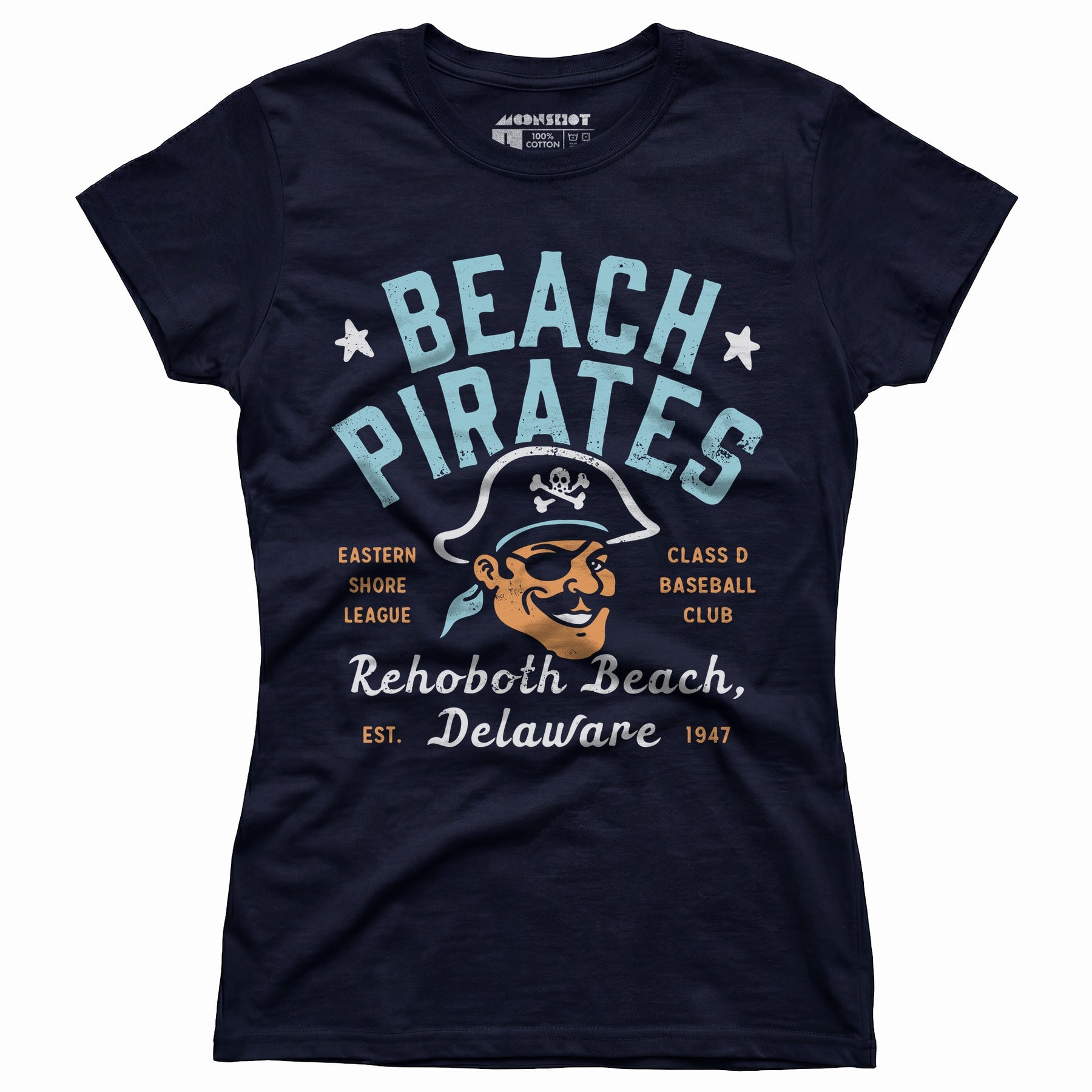 Rehoboth Beach Pirates - Delaware - Vintage Defunct Baseball Teams - Women's T-Shirt
