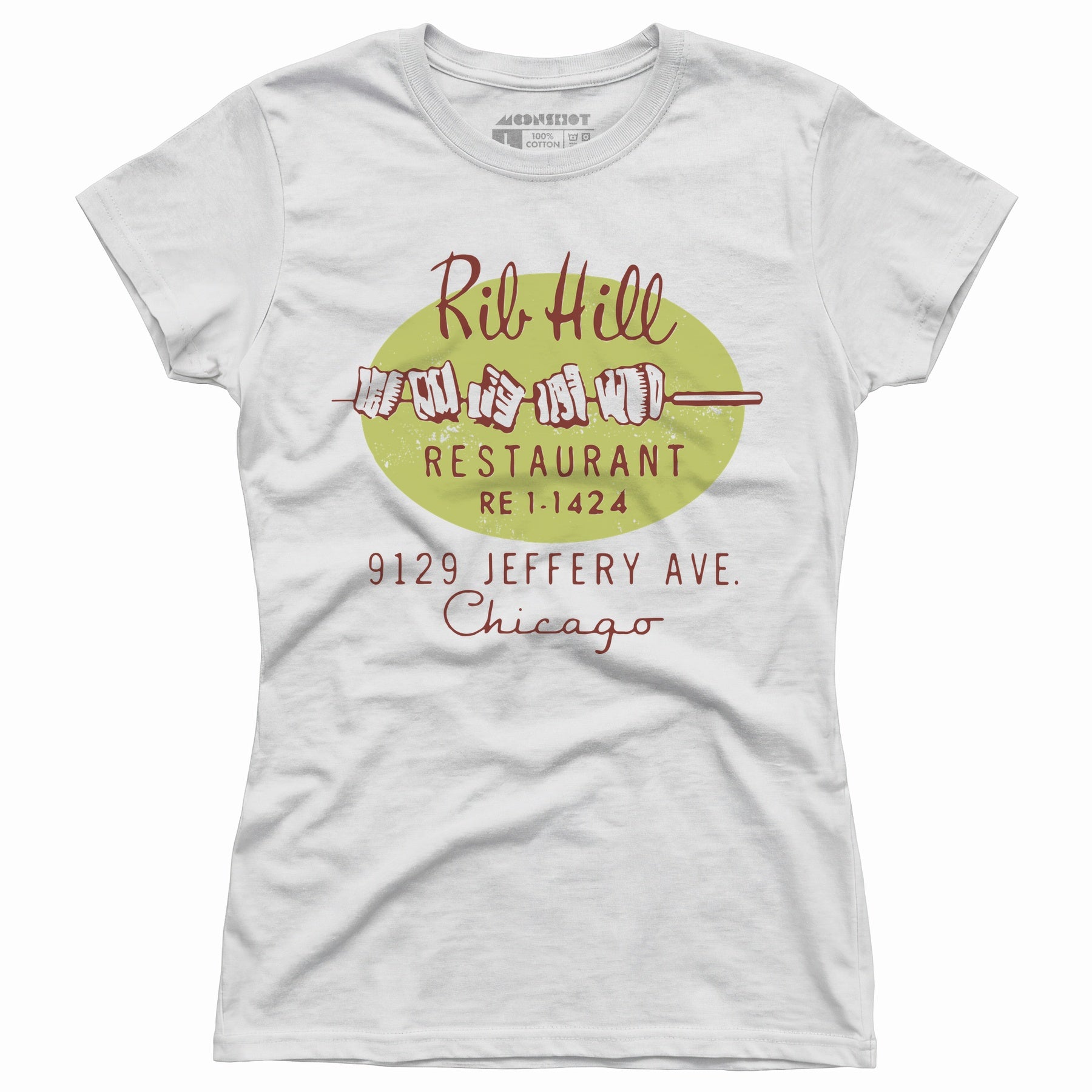 Rib Hill - Chicago, IL - Vintage Restaurant - Women's T-Shirt
