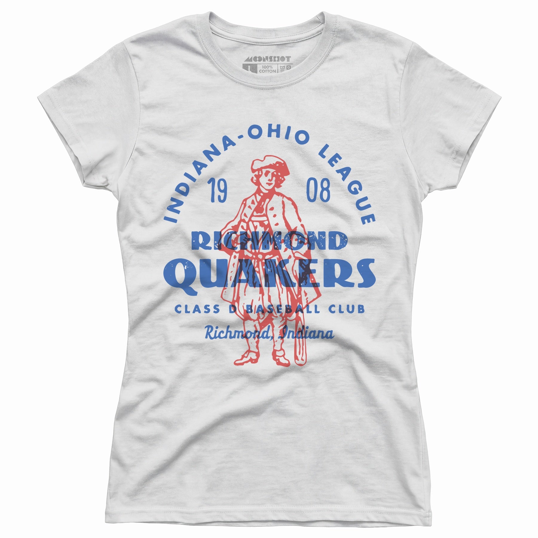 Richmond Quakers - Indiana - Vintage Defunct Baseball Teams - Women's T-Shirt