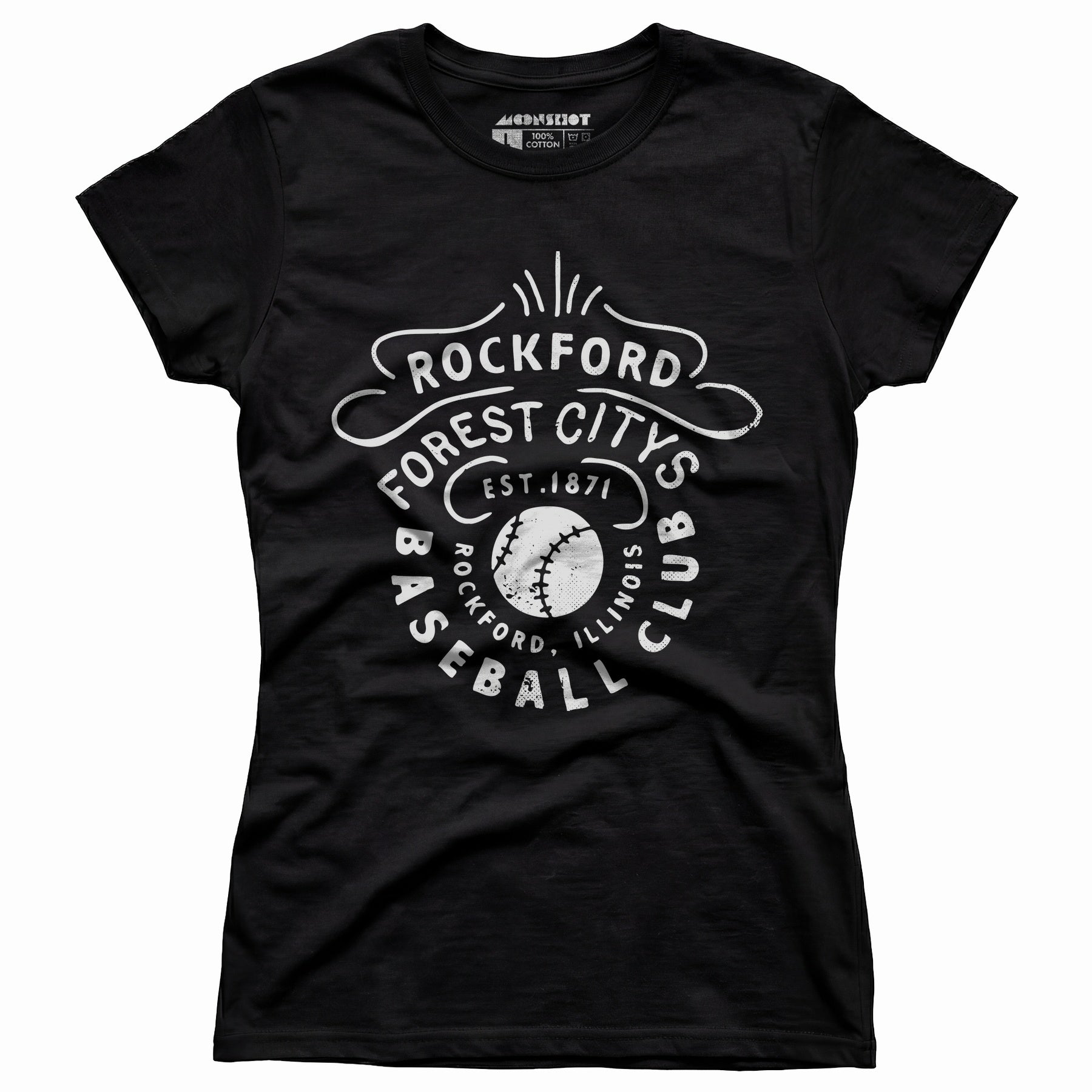 Rockford Forest Citys - Illinois - Vintage Defunct Baseball Teams - Women's T-Shirt