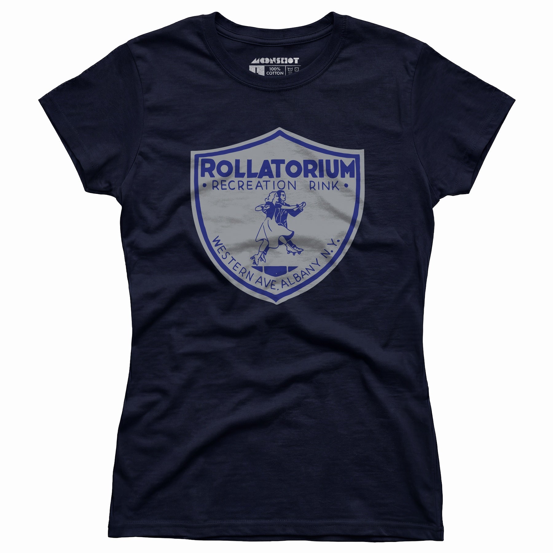 Rollatorium - Albany, NY - Vintage Roller Rink - Women's T-Shirt