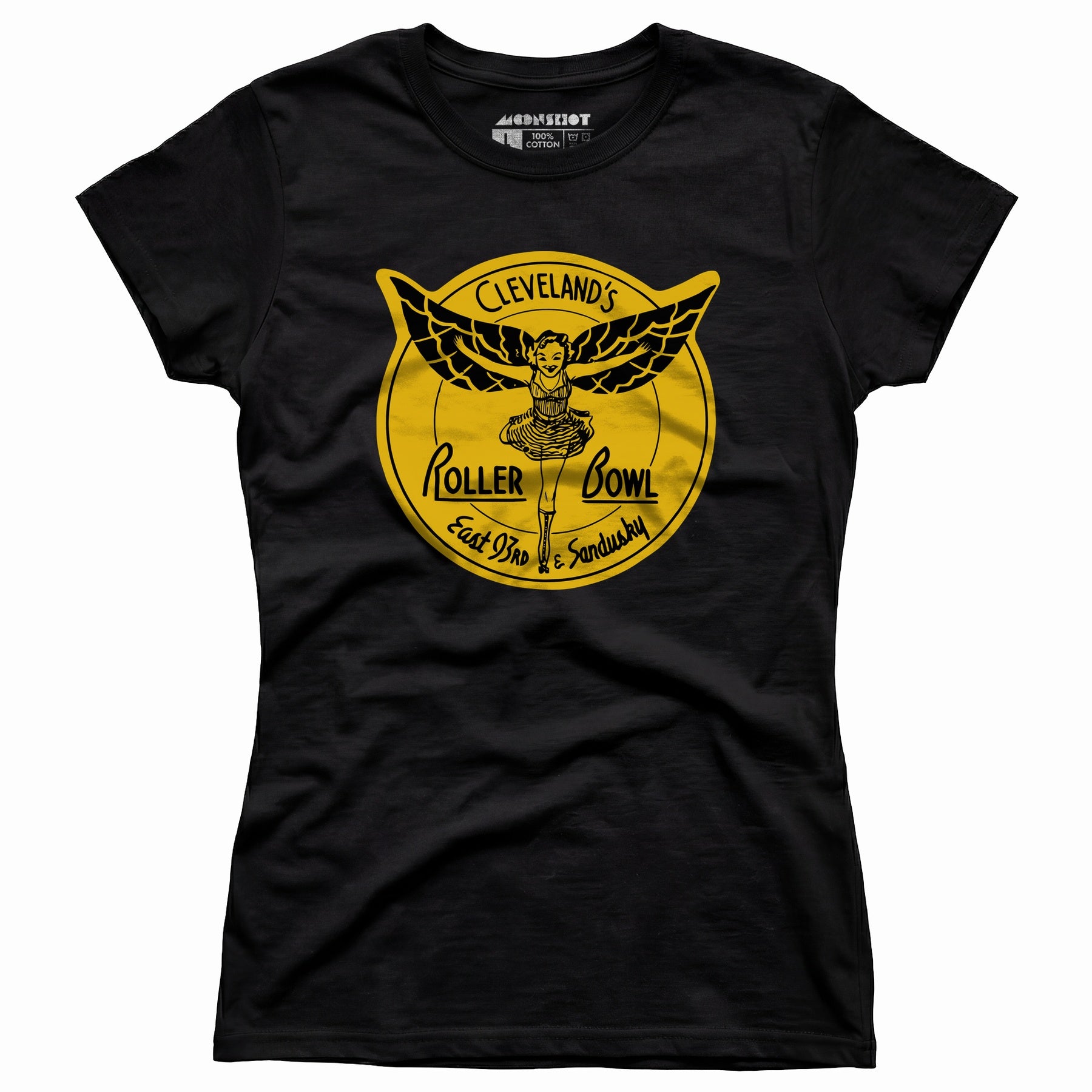 Roller Bowl - Cleveland, OH - Vintage Roller Rink - Women's T-Shirt