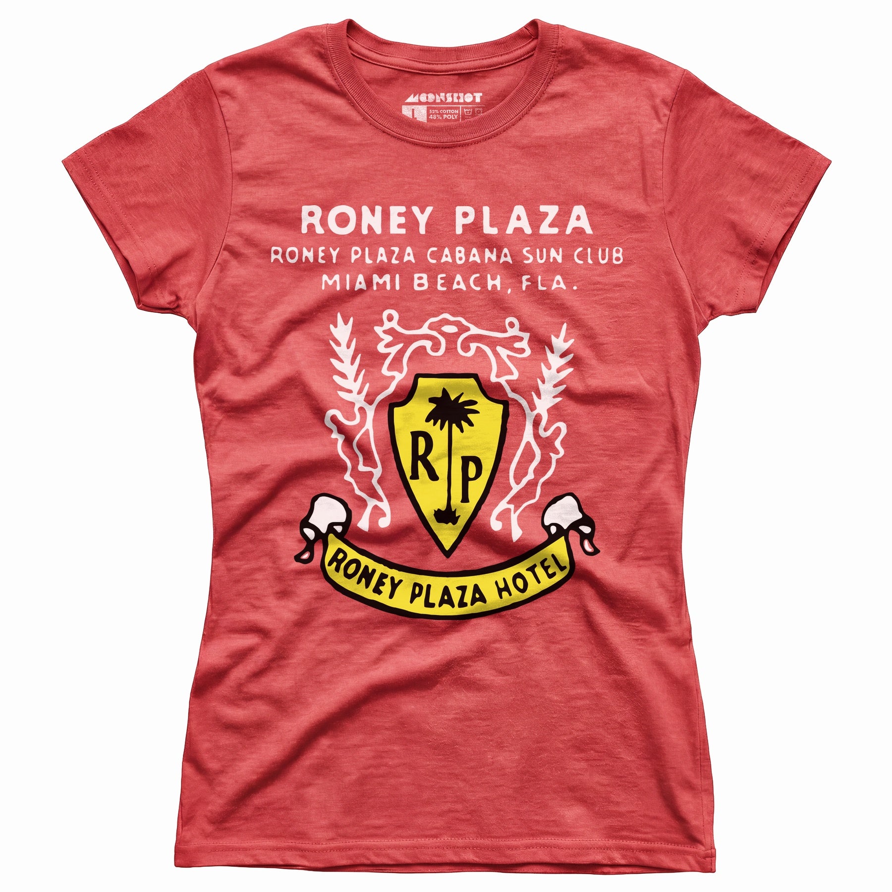 Roney Plaza - Miami Beach, FL - Vintage Hotel - Women's T-Shirt