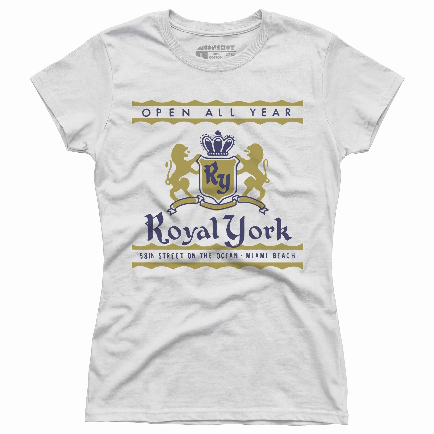 Royal York - Miami, FL - Vintage Hotel - Women's T-Shirt