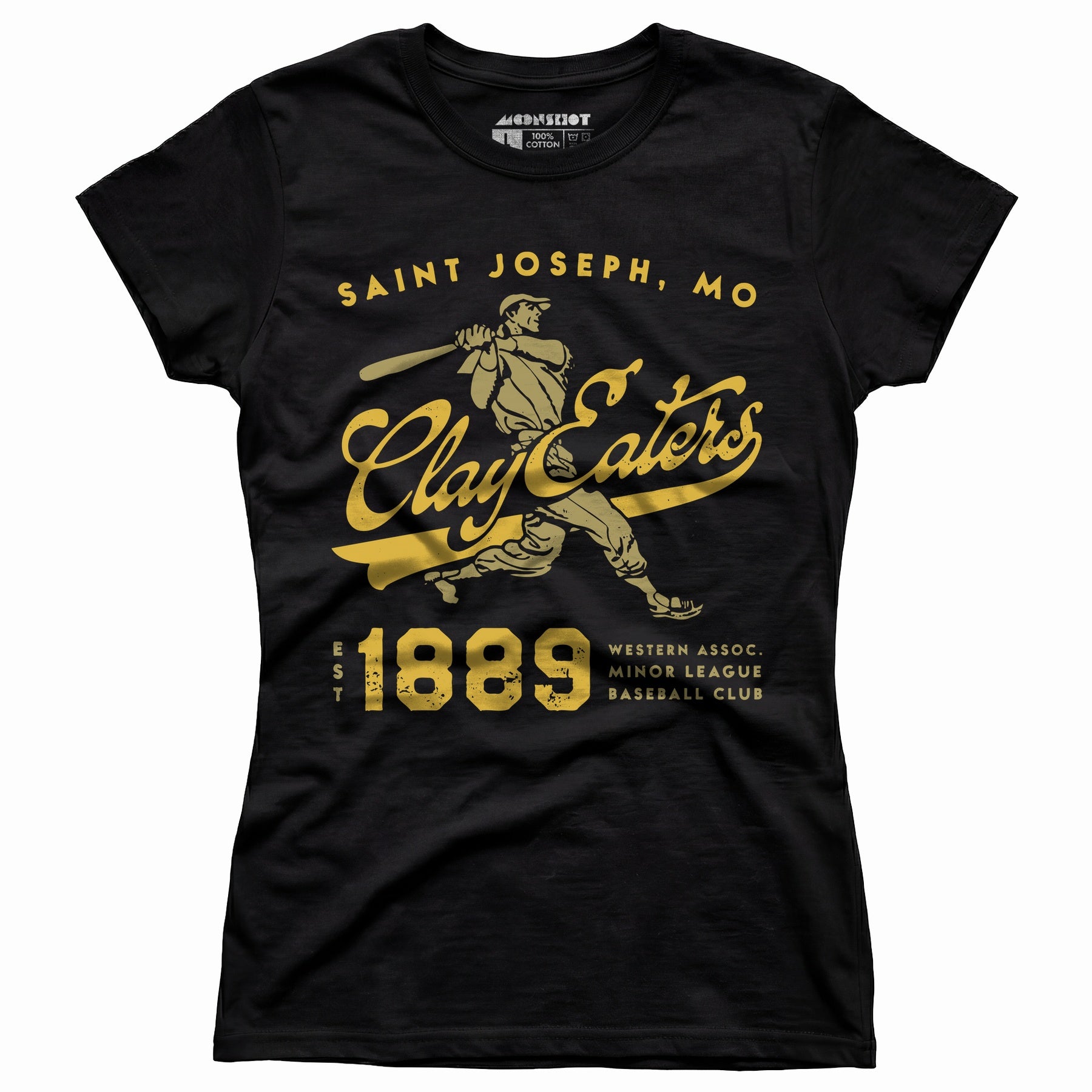 Saint Joseph Clay Eaters - Missouri - Vintage Defunct Baseball Teams - Women's T-Shirt
