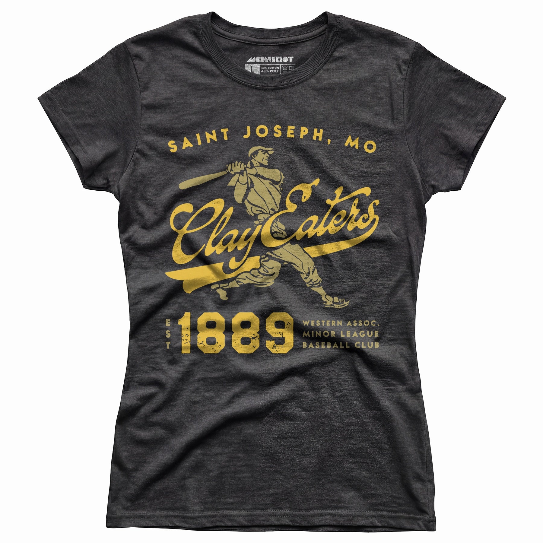 Saint Joseph Clay Eaters - Missouri - Vintage Defunct Baseball Teams - Women's T-Shirt