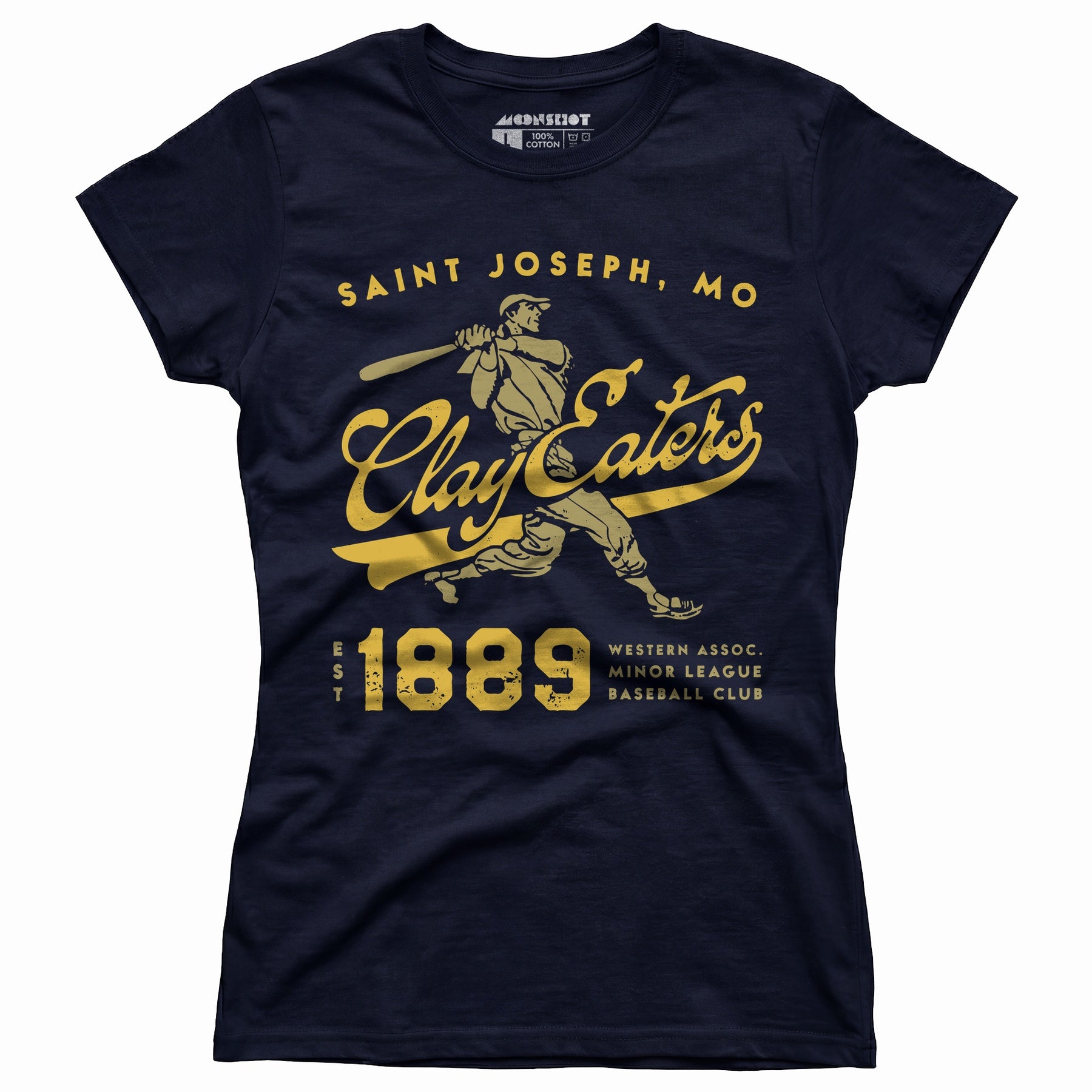 Saint Joseph Clay Eaters - Missouri - Vintage Defunct Baseball Teams - Women's T-Shirt
