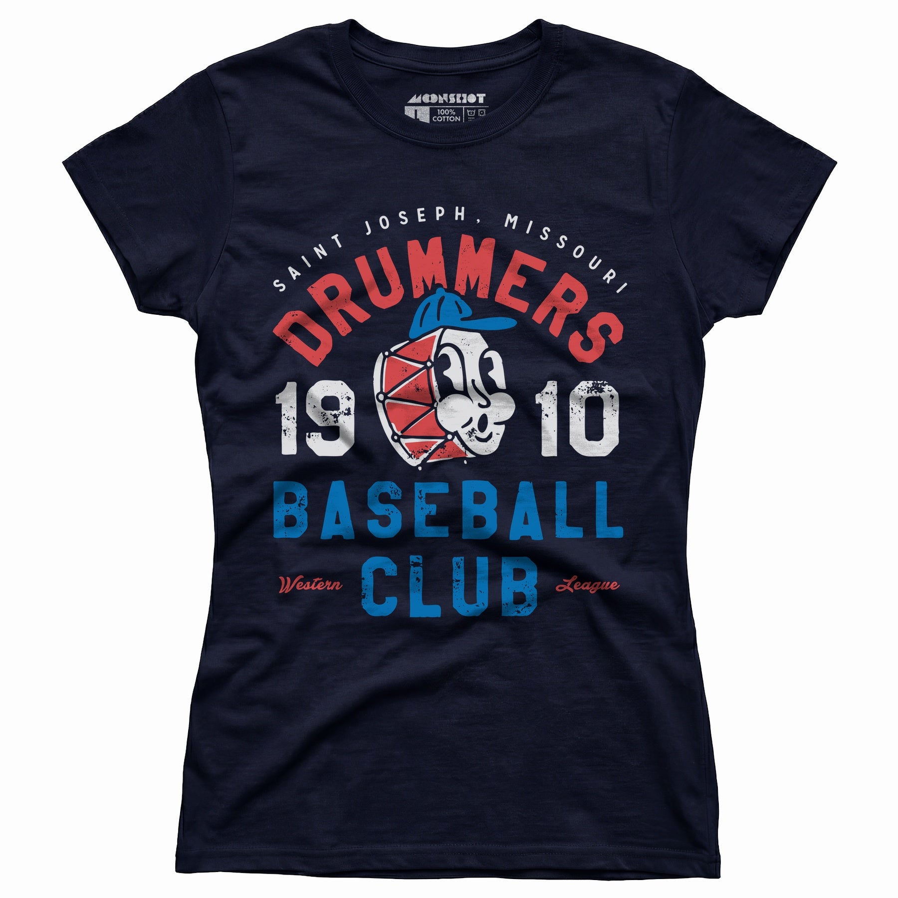 Saint Joseph Drummers - Missouri - Vintage Defunct Baseball Teams - Women's T-Shirt