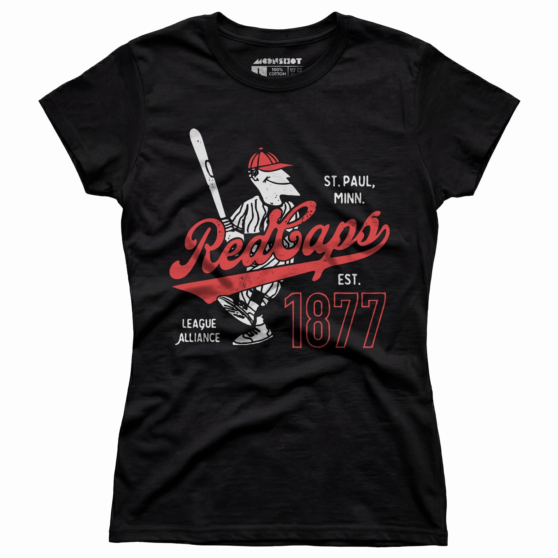 Saint Paul Red Caps - Minnesota - Vintage Defunct Baseball Teams - Women's T-Shirt