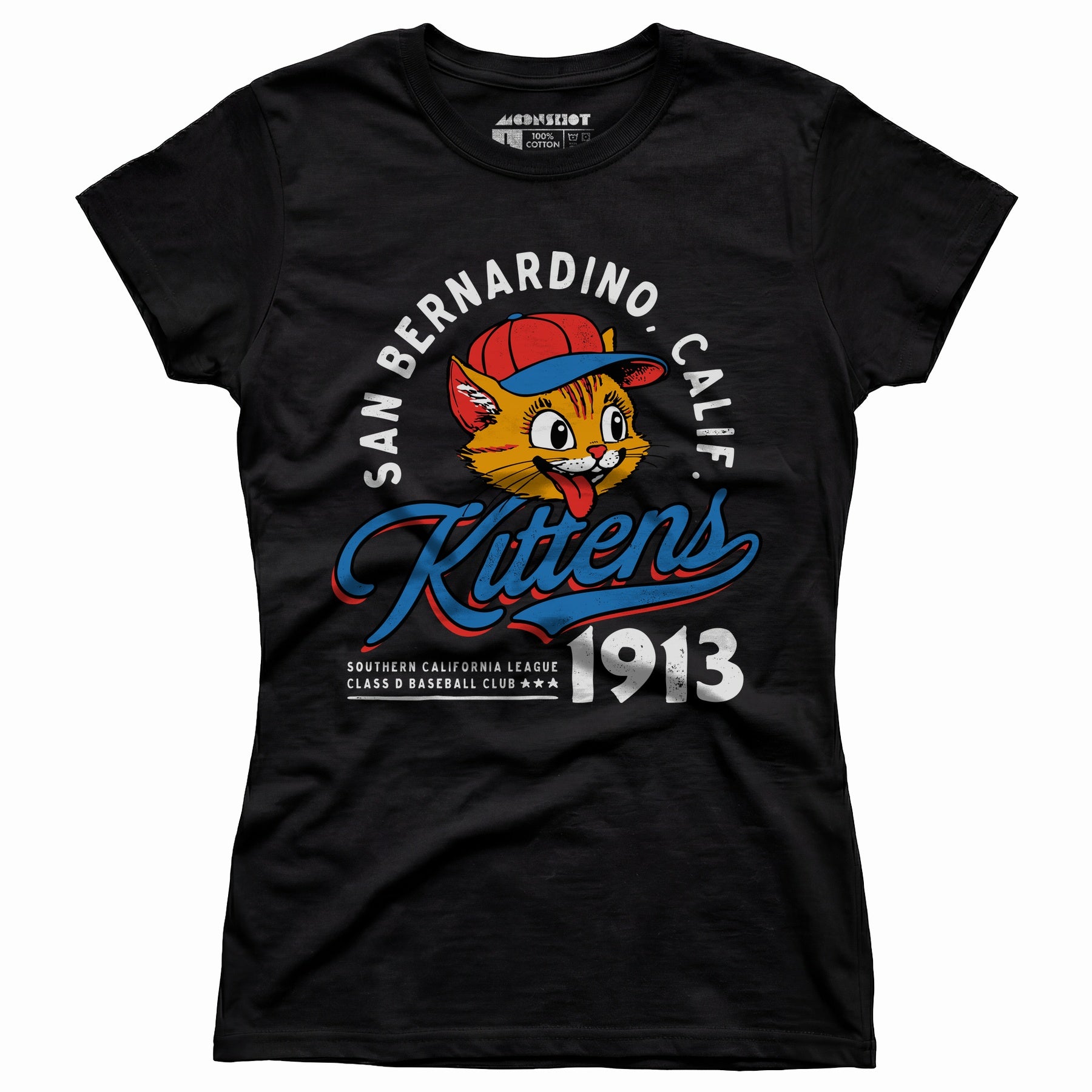 San Bernardino Kittens - California - Vintage Defunct Baseball Teams - Women's T-Shirt