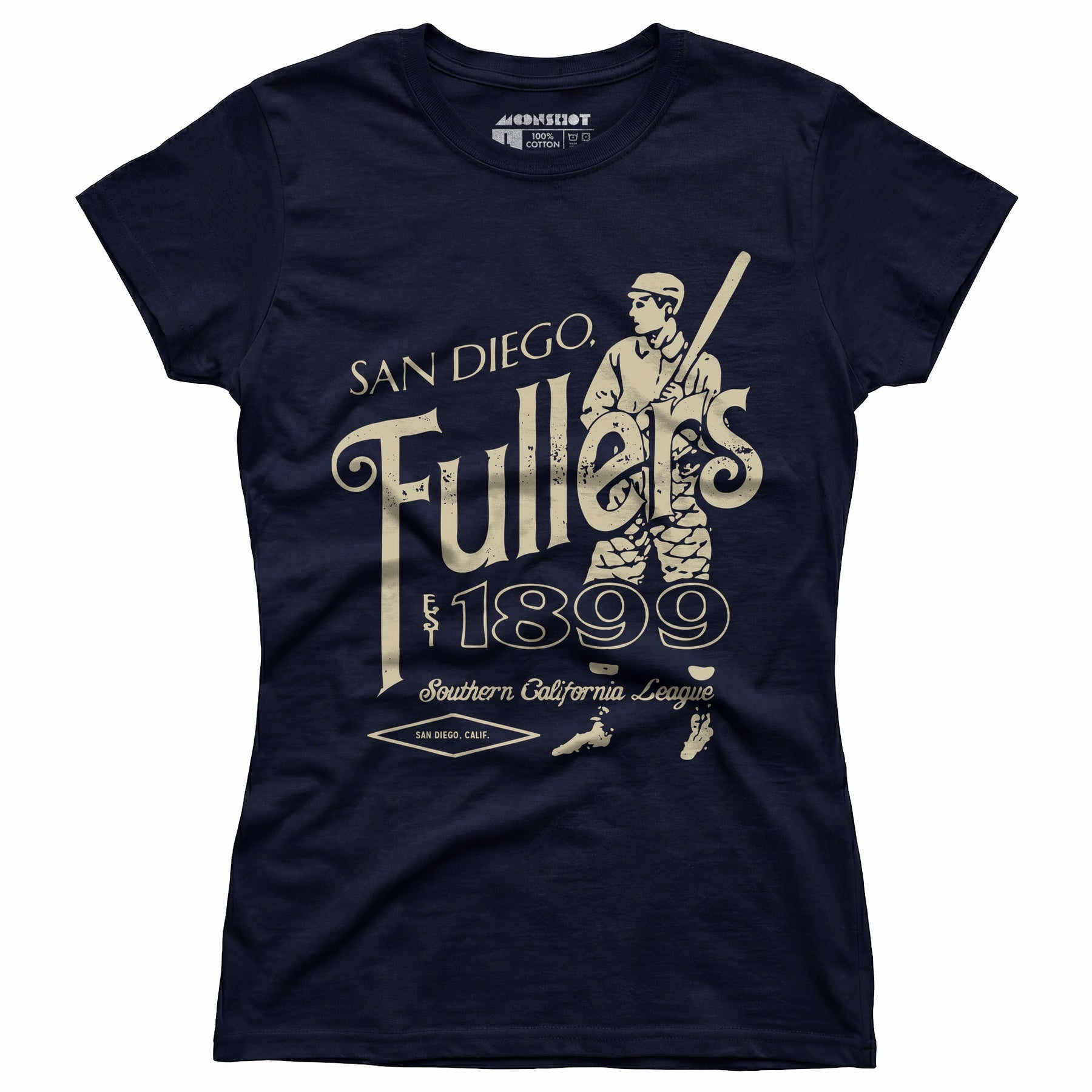 San Diego Fullers - California - Vintage Defunct Baseball Teams - Women's T-Shirt