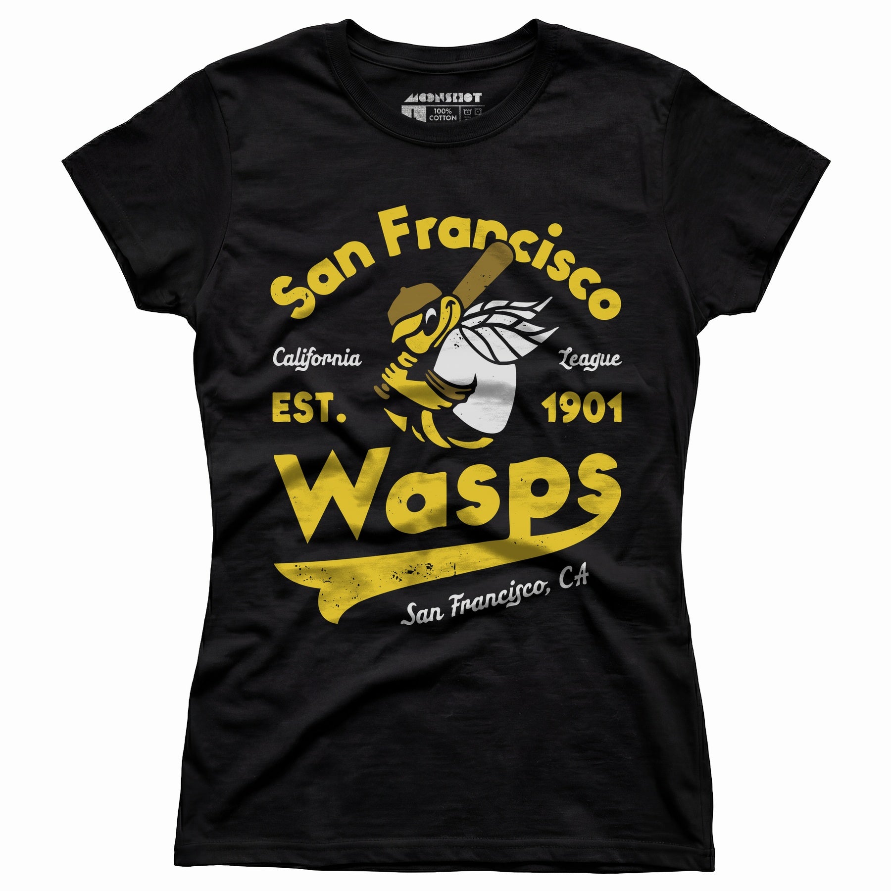 San Francisco Wasps - California - Vintage Defunct Baseball Teams - Women's T-Shirt