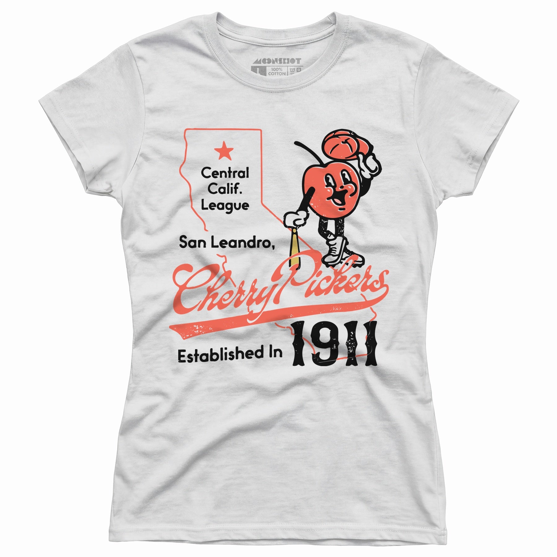 San Leandro Cherry Pickers - California - Vintage Defunct Baseball Teams - Women's T-Shirt