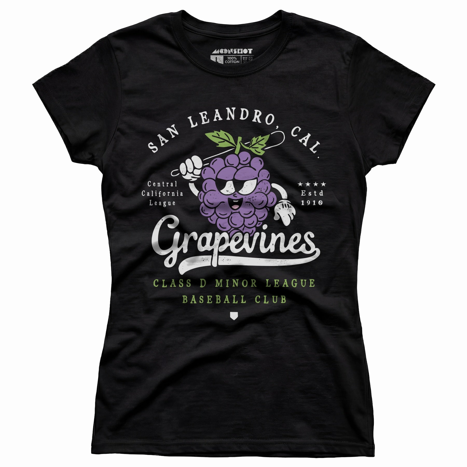 San Leandro Grapevines - California - Vintage Defunct Baseball Teams - Women's T-Shirt