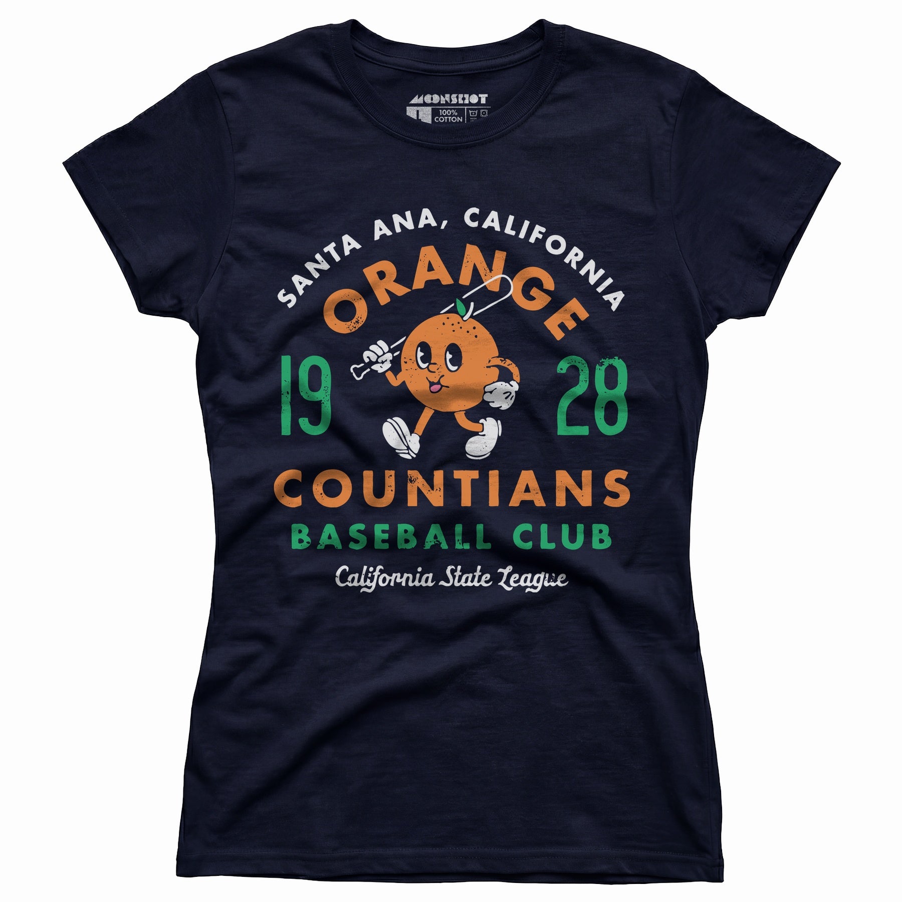 Santa Ana Orange Countians - California - Vintage Defunct Baseball Teams - Women's T-Shirt