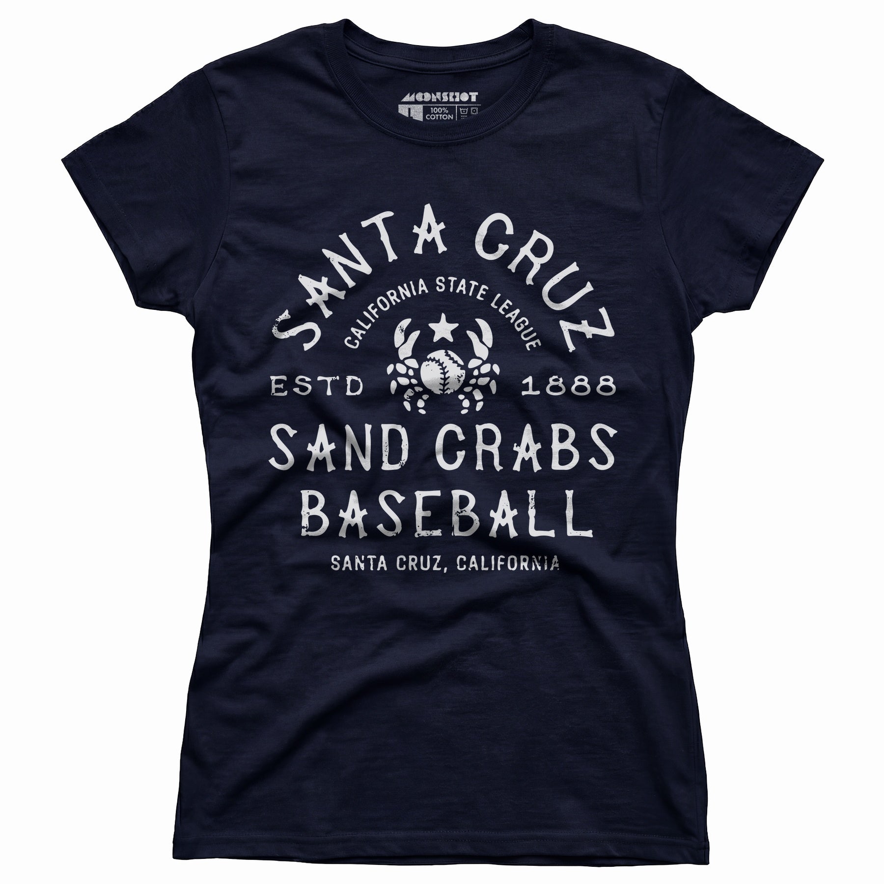 Santa Cruz Sand Crabs - California - Vintage Defunct Baseball Teams - Women's T-Shirt