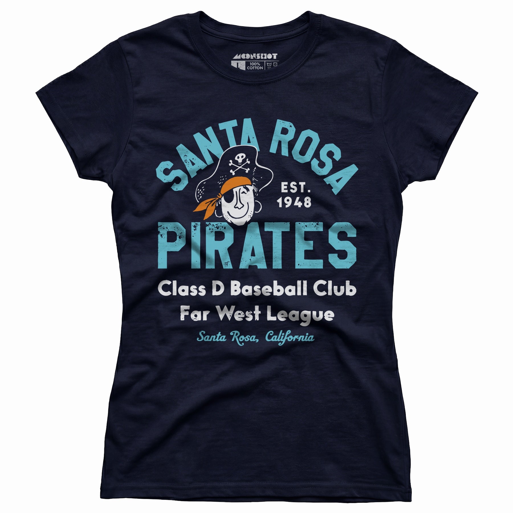 Santa Rosa Pirates - California - Vintage Defunct Baseball Teams - Women's T-Shirt