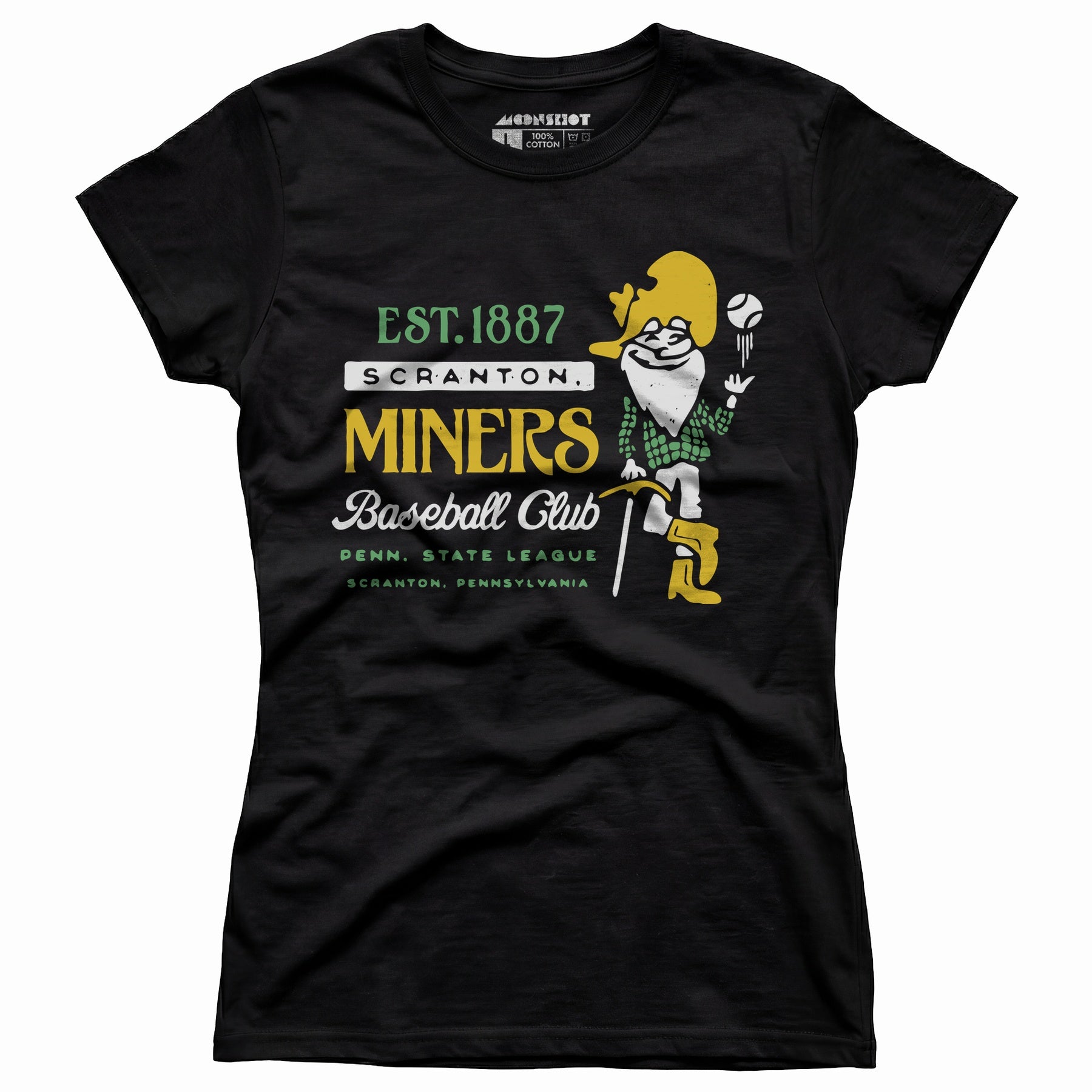 Scranton Miners - Pennsylvania - Vintage Defunct Baseball Teams - Women's T-Shirt