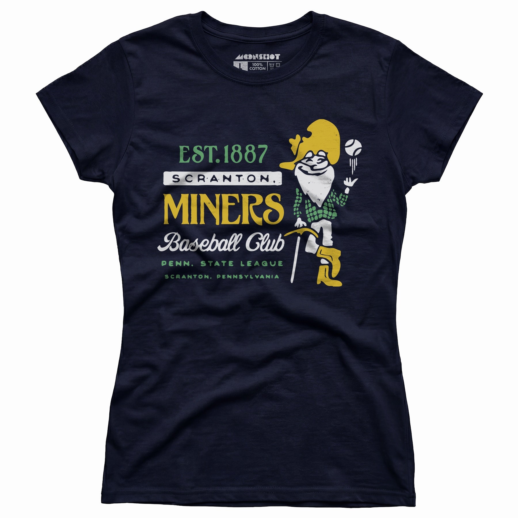 Scranton Miners - Pennsylvania - Vintage Defunct Baseball Teams - Women's T-Shirt