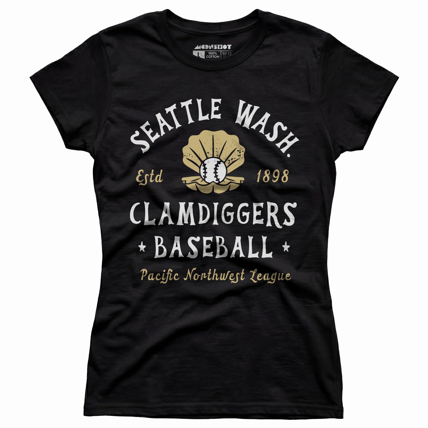 Seattle Clamdiggers - Washington - Vintage Defunct Baseball Teams - Women's T-Shirt