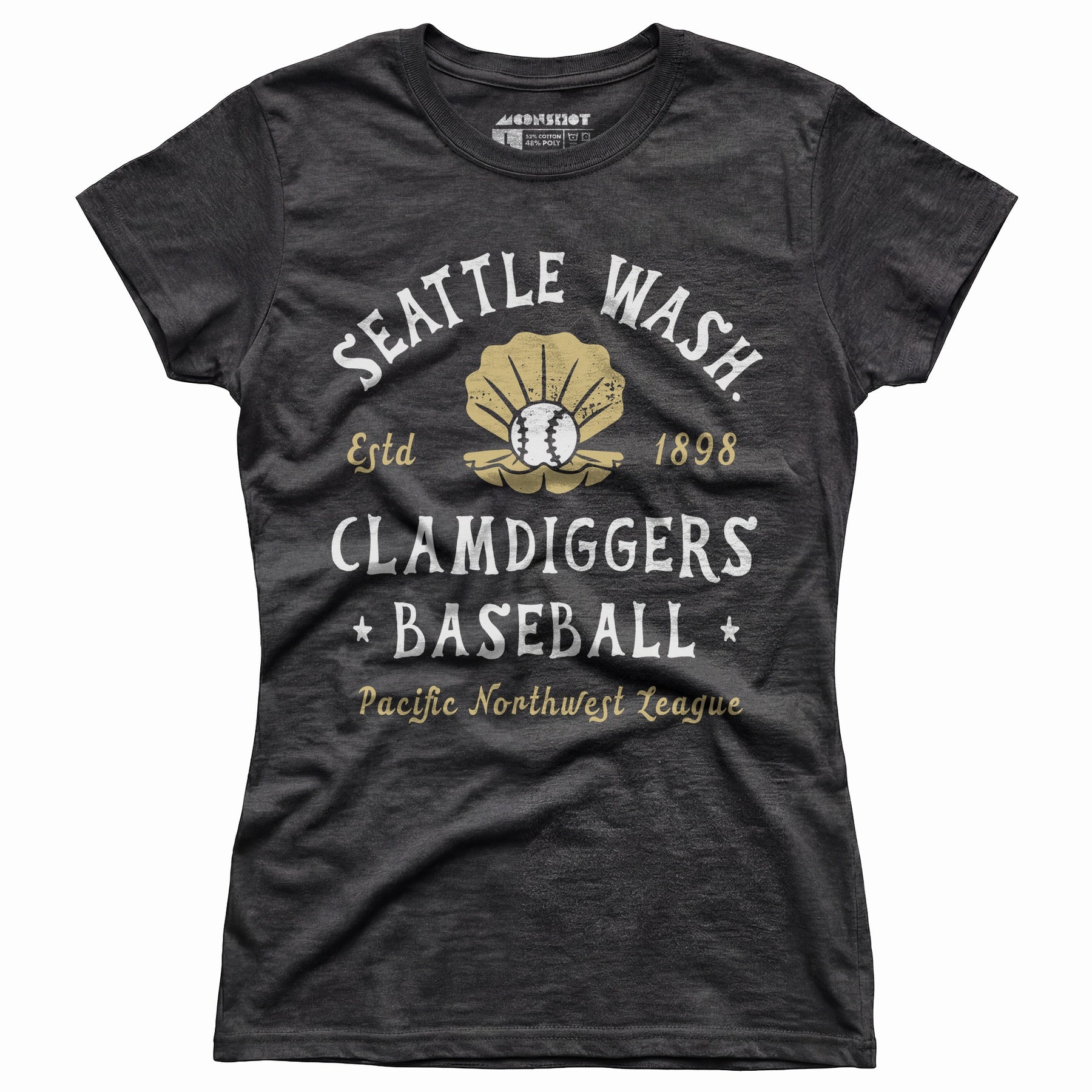 Seattle Clamdiggers - Washington - Vintage Defunct Baseball Teams - Women's T-Shirt
