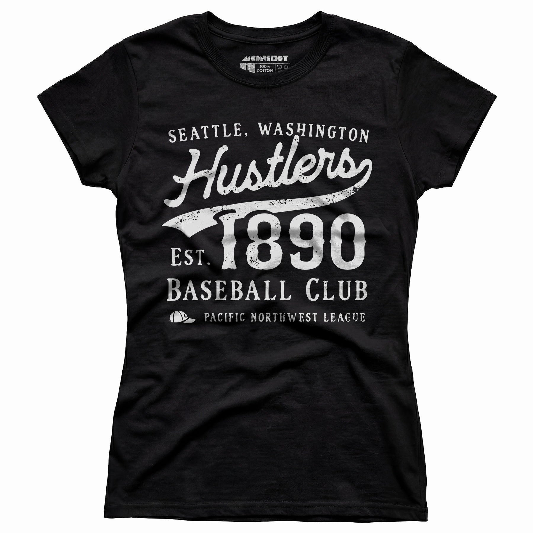 Seattle Hustlers - Washington - Vintage Defunct Baseball Teams - Women's T-Shirt