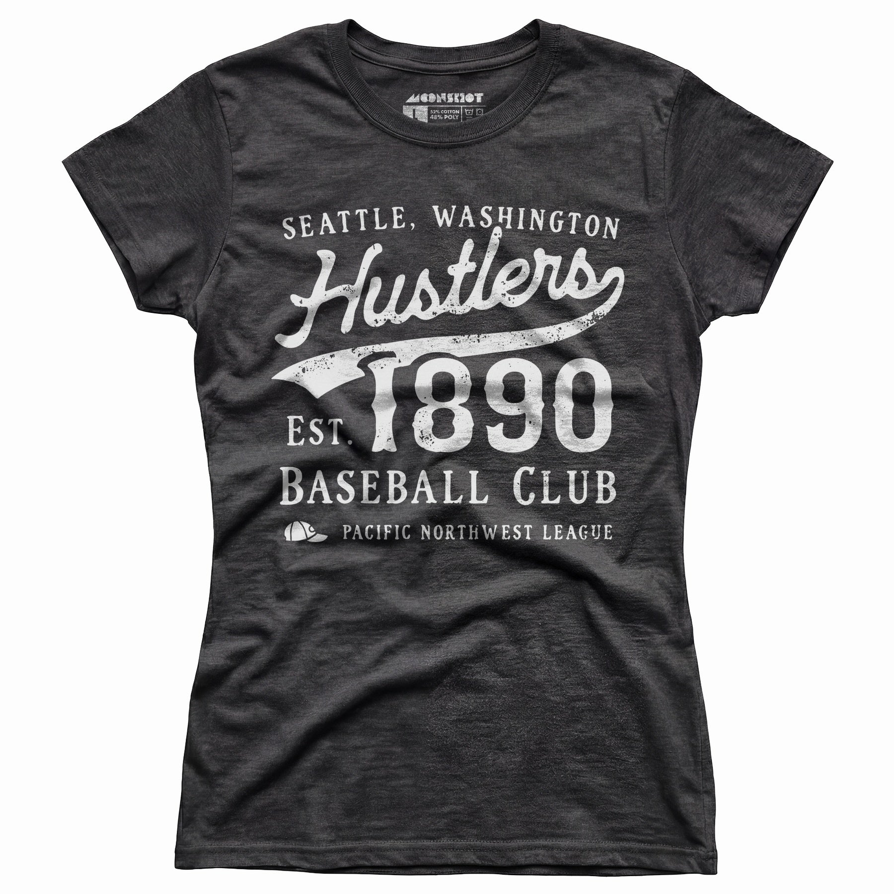 Seattle Hustlers - Washington - Vintage Defunct Baseball Teams - Women's T-Shirt