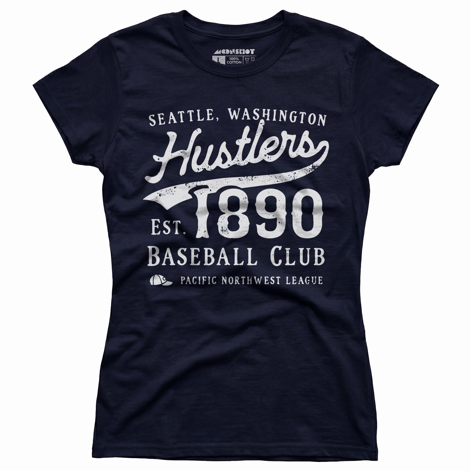 Seattle Hustlers - Washington - Vintage Defunct Baseball Teams - Women's T-Shirt