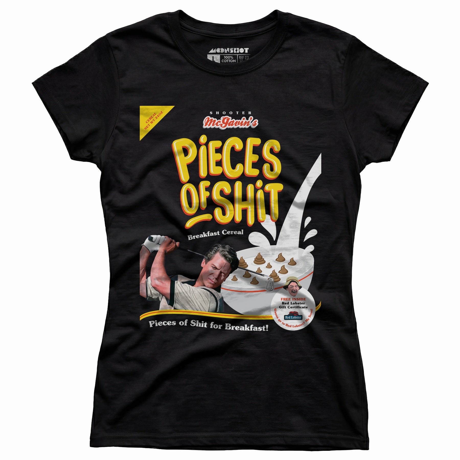 Shooter McGavin's Pieces of Shit Breakfast Cereal - Women's T-Shirt