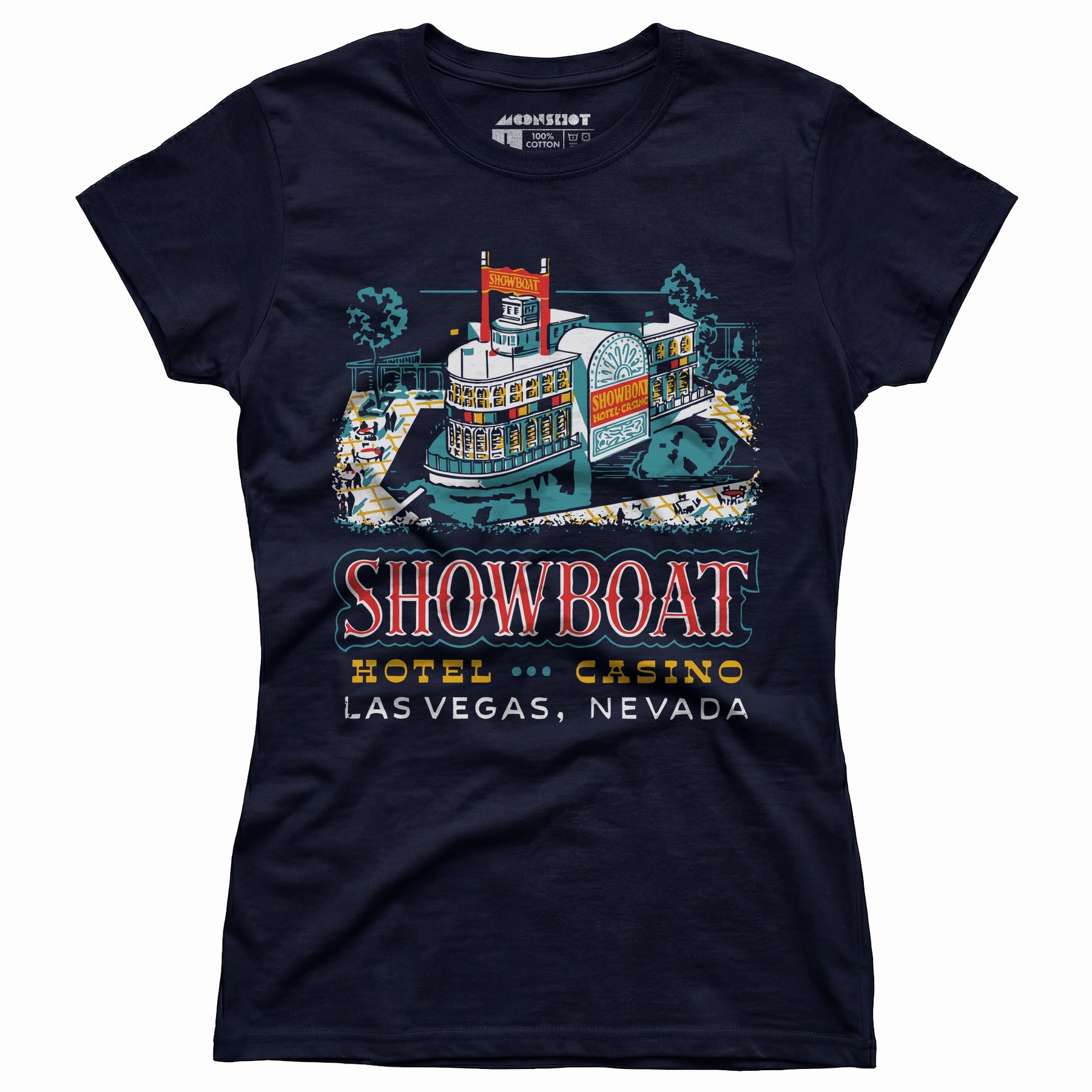 Showboat Hotel & Casino v2 - Vintage Las Vegas - Women's T-Shirt