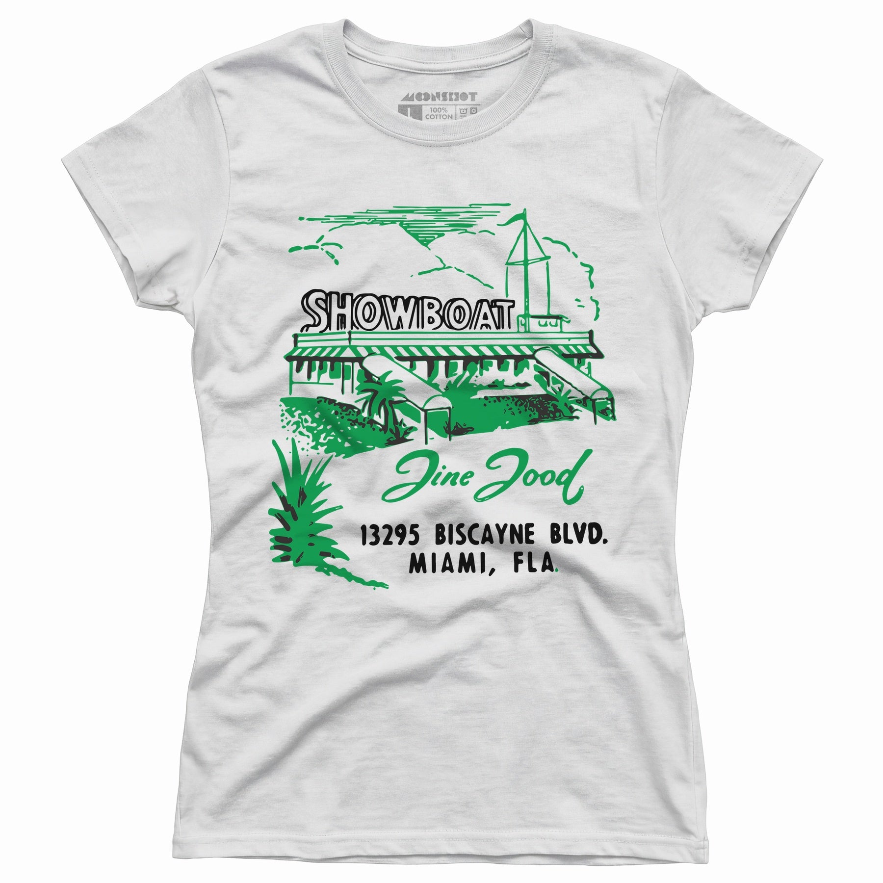 Showboat - Miami, FL - Vintage Restaurant - Women's T-Shirt