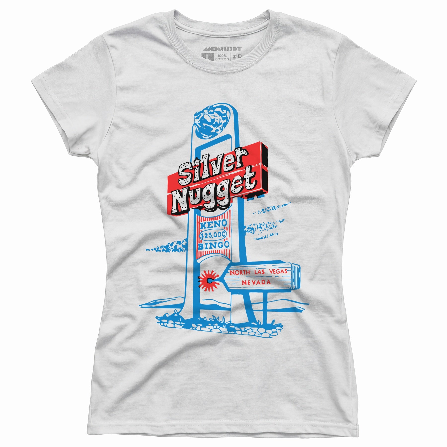 Silver Nugget - Vintage Las Vegas - Women's T-Shirt