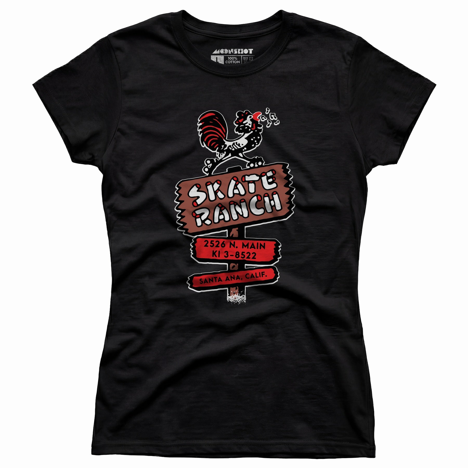 Skate Ranch - Santa Ana, CA - Vintage Roller Rink - Women's T-Shirt
