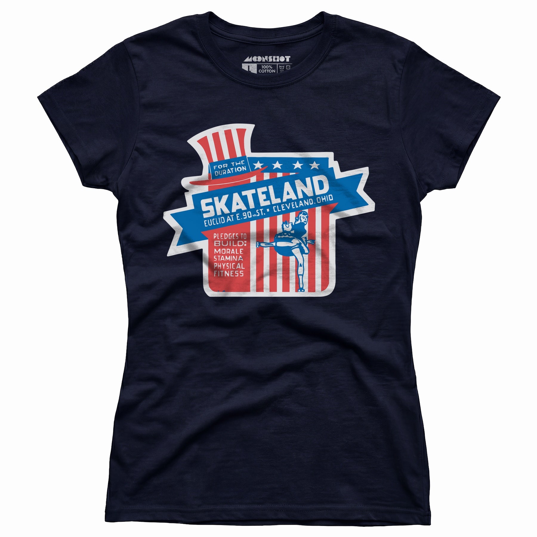 Skateland - Cleveland, OH - Vintage Roller Rink - Women's T-Shirt