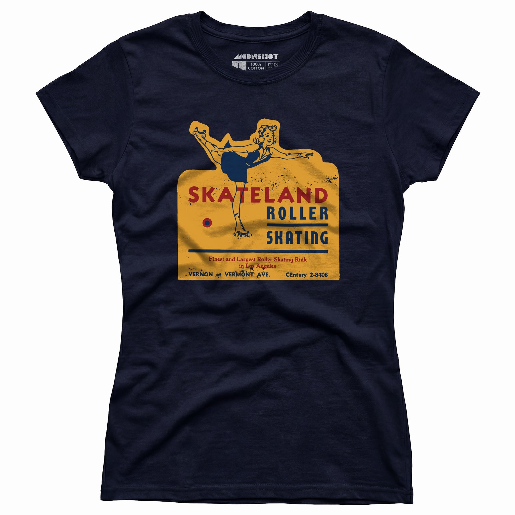 Skateland - Los Angeles, CA - Vintage Roller Rink - Women's T-Shirt