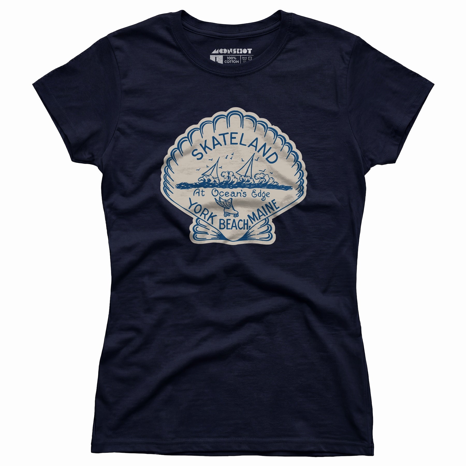 Skateland - York Beach, ME - Vintage Roller Rink - Women's T-Shirt