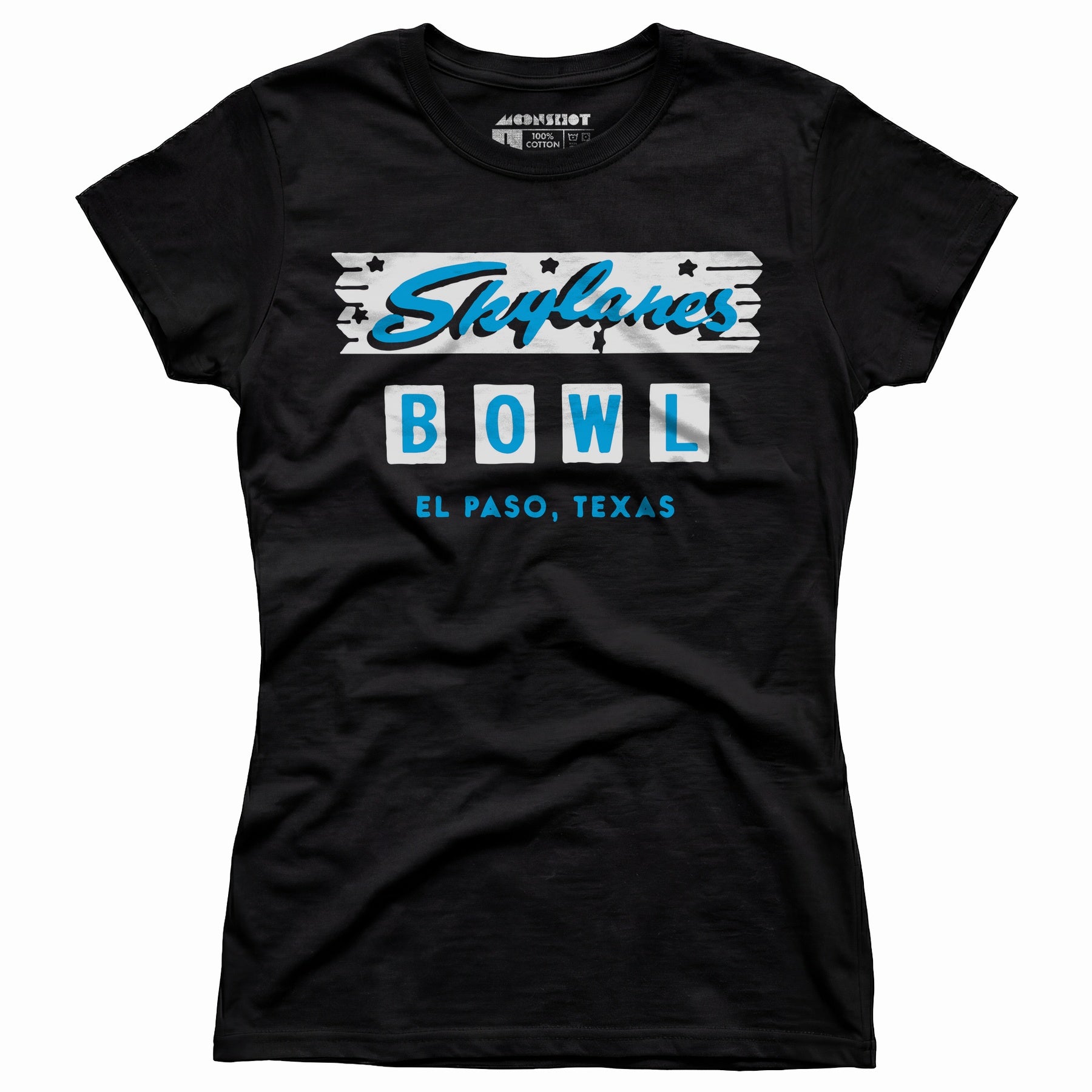 Skylanes Bowl - El Paso, TX - Vintage Bowling Alley - Women's T-Shirt